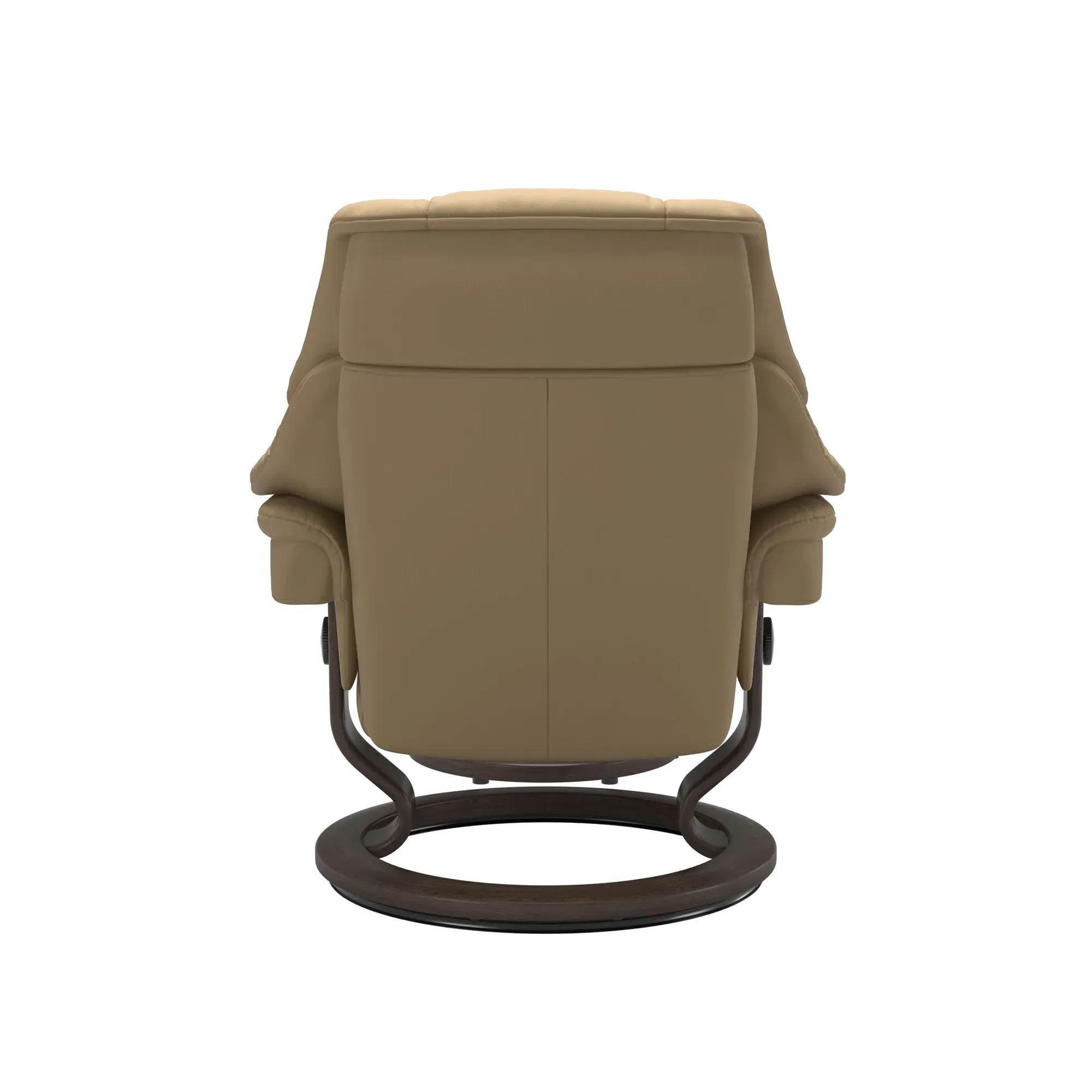 Stressless Reno Small Classic Recliner Chair & Footstool - Leather