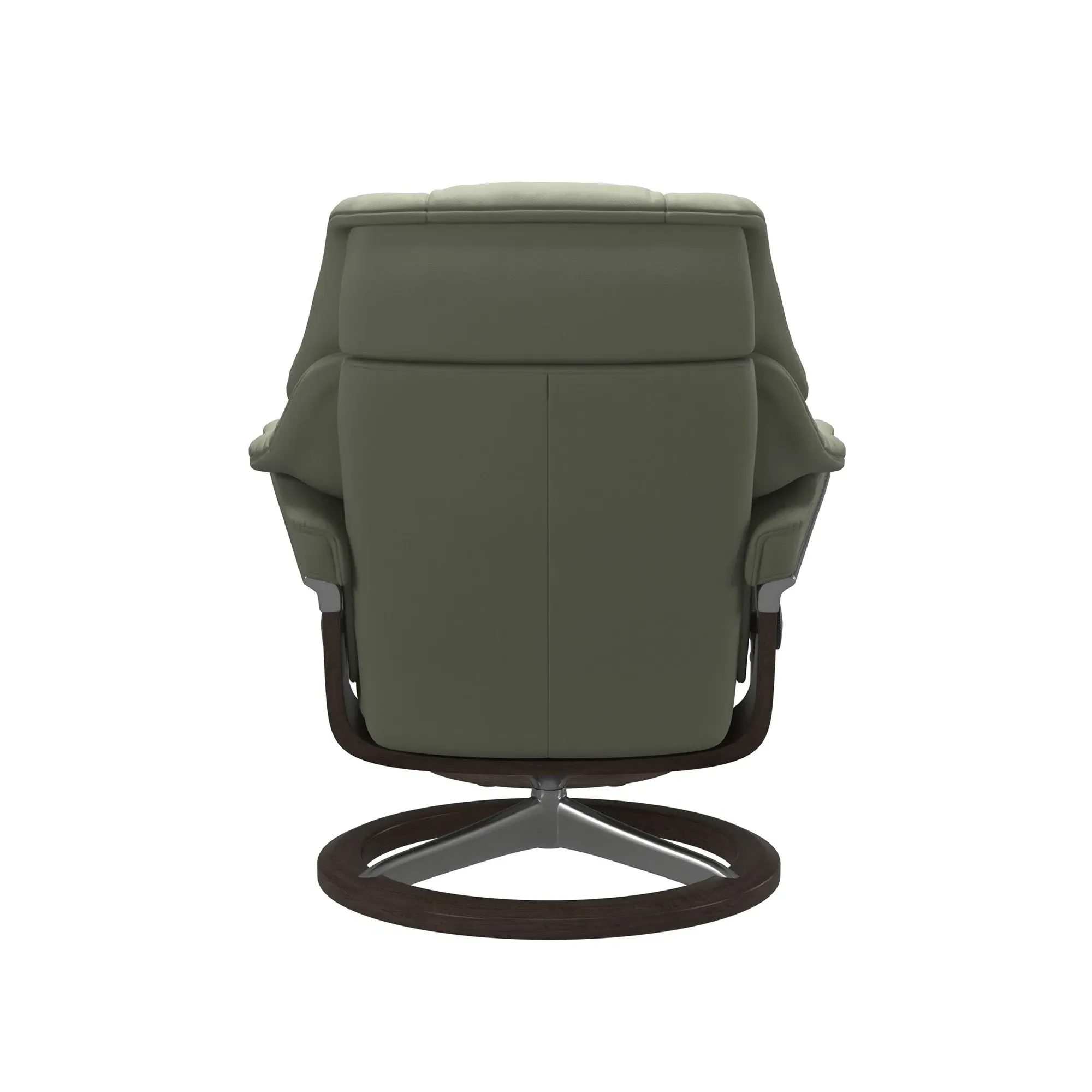 Stressless Reno Small Signature Recliner Chair & Footstool - Leather