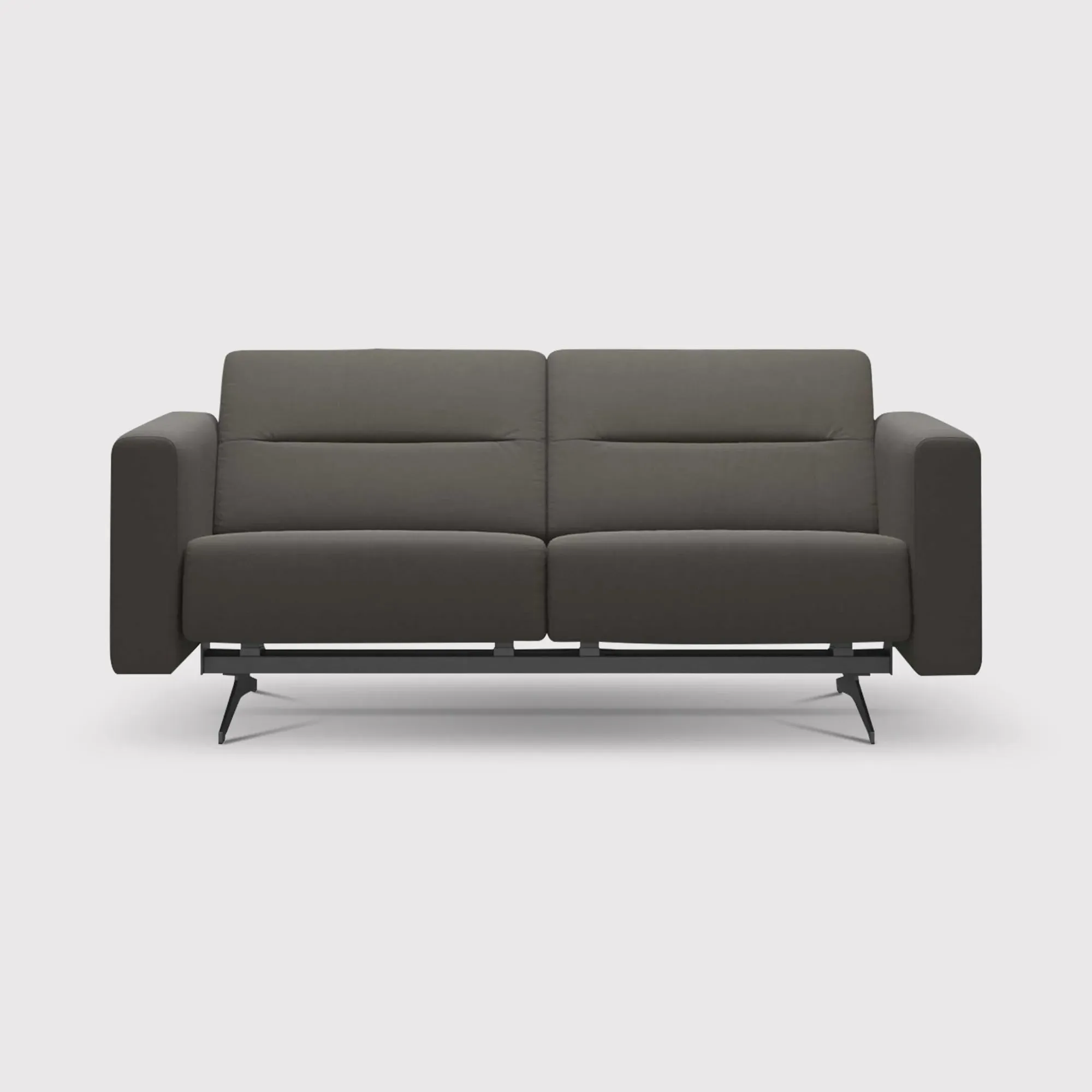 Stressless Stella 2-Seater Recliner Sofa - Grey, Leather