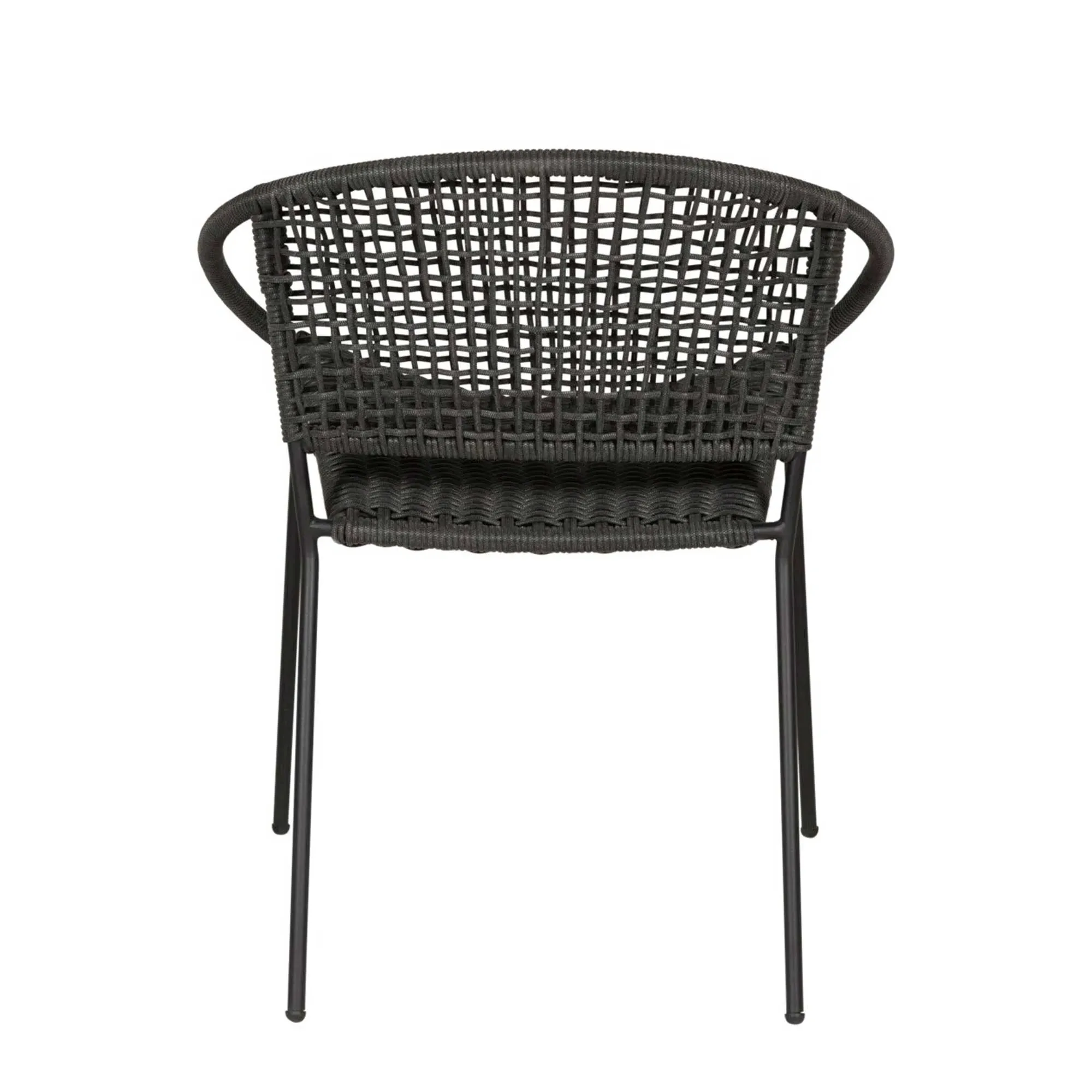 Taboga 4-Seater Outdoor Dining Set - Black, Teak