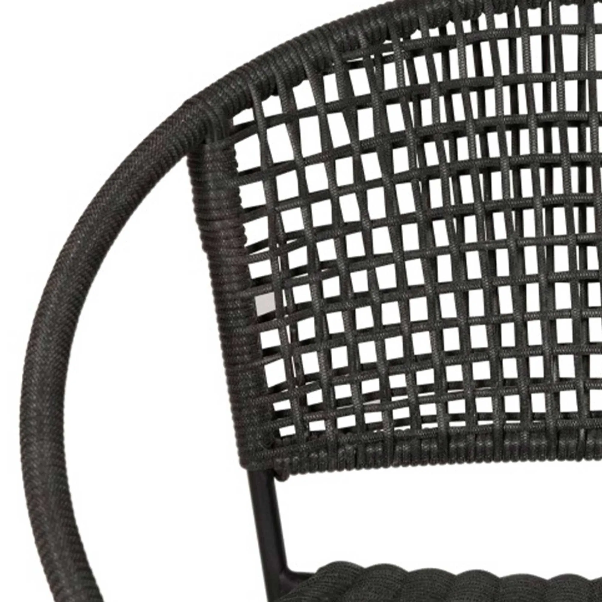 Taboga 4-Seater Outdoor Dining Set - Black, Teak