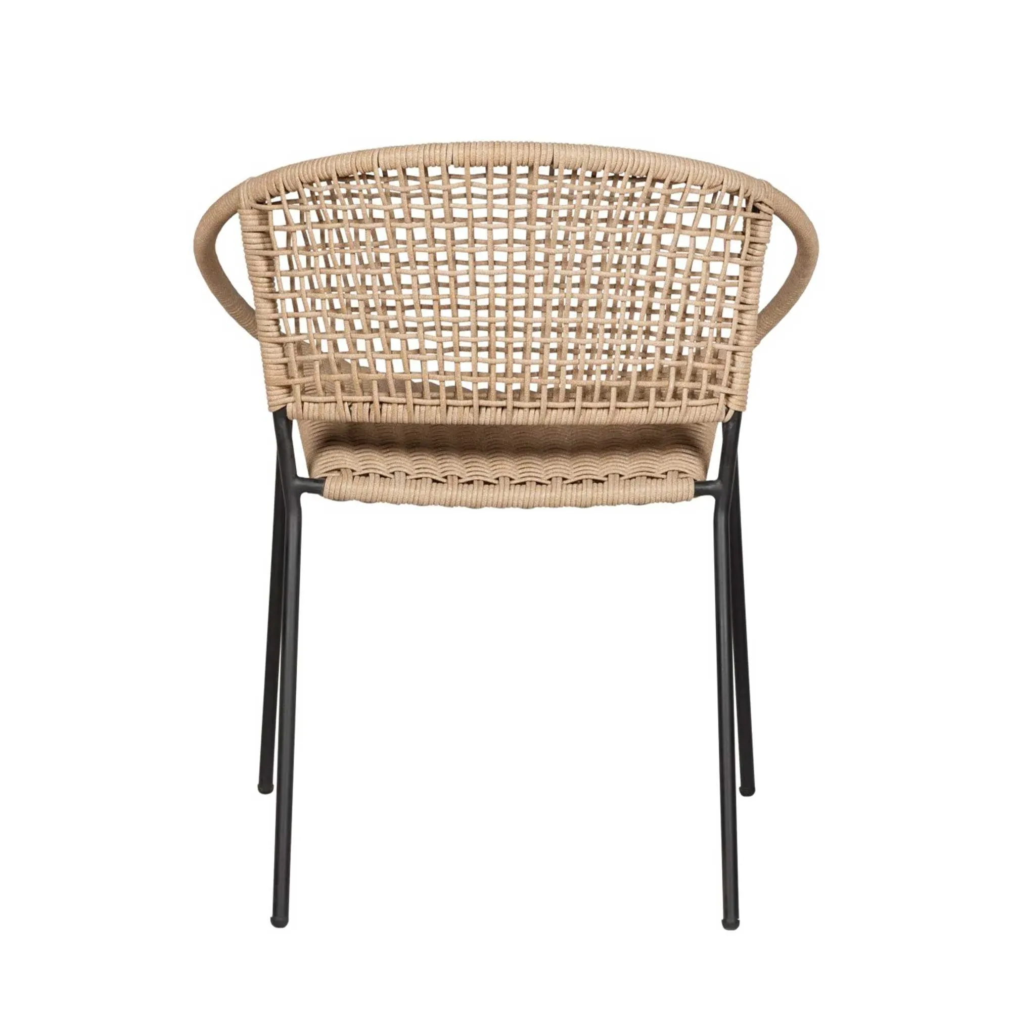 Taboga Round Outdoor Bistro Dining Set - Neutral, Teak