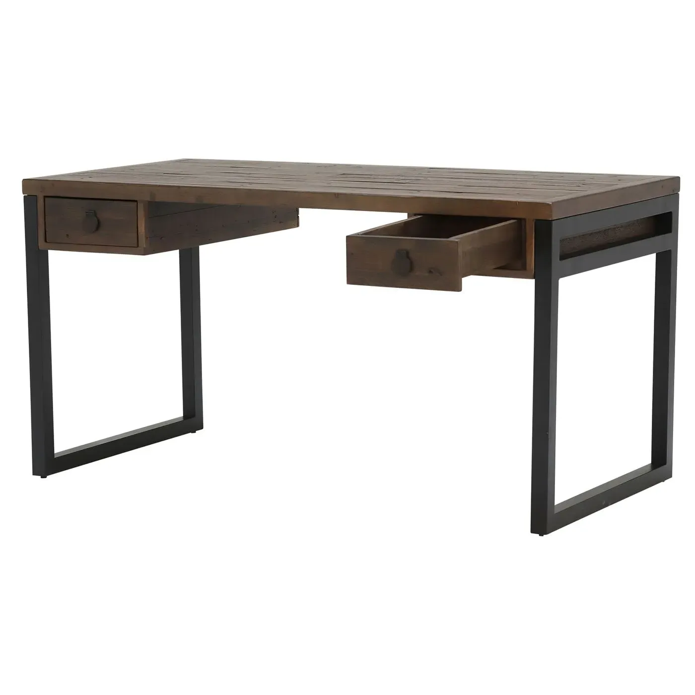 Tacoma Slim Office Desk - Brown, Wood