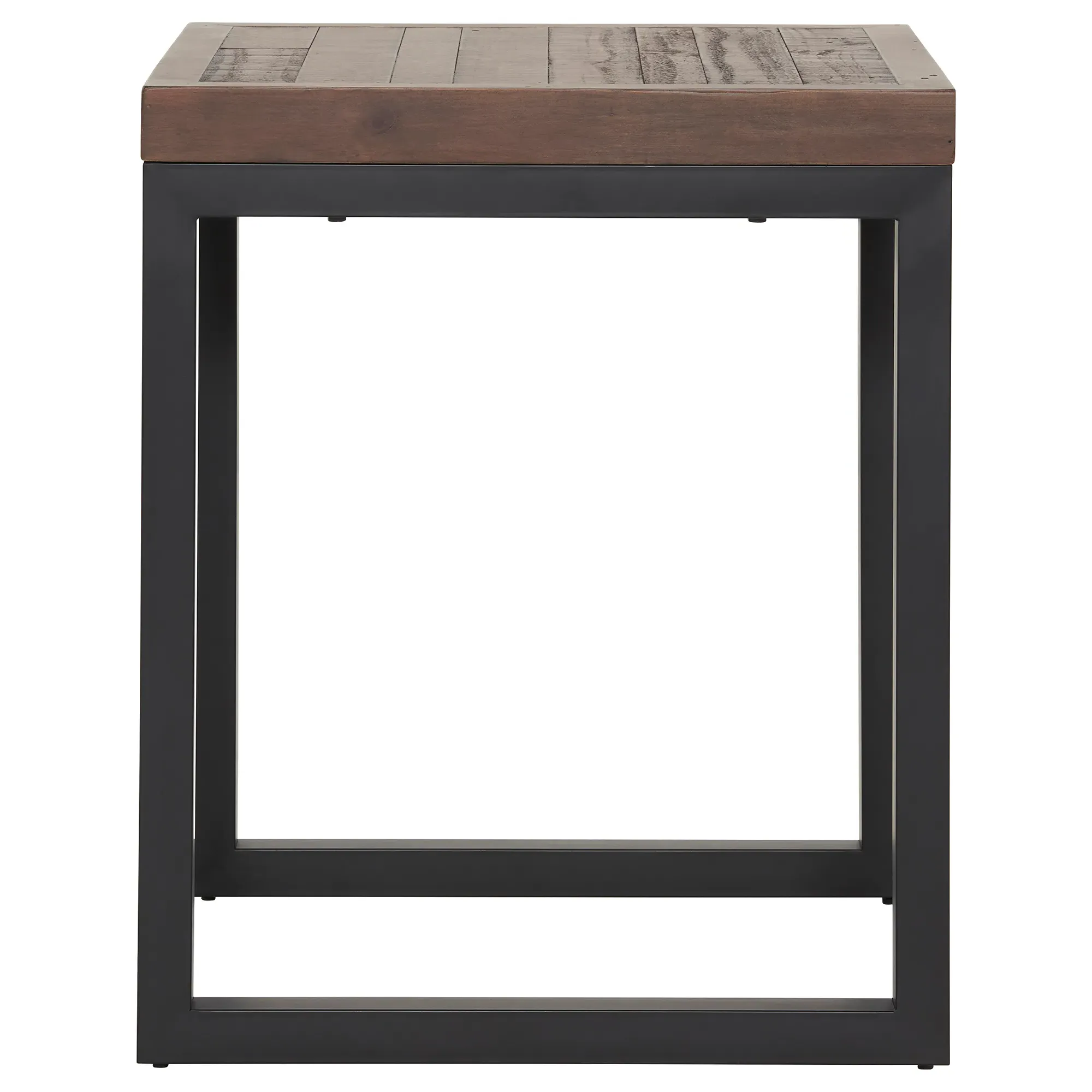 Tacoma Square Bar Table - Brown, Reclaimed Wood