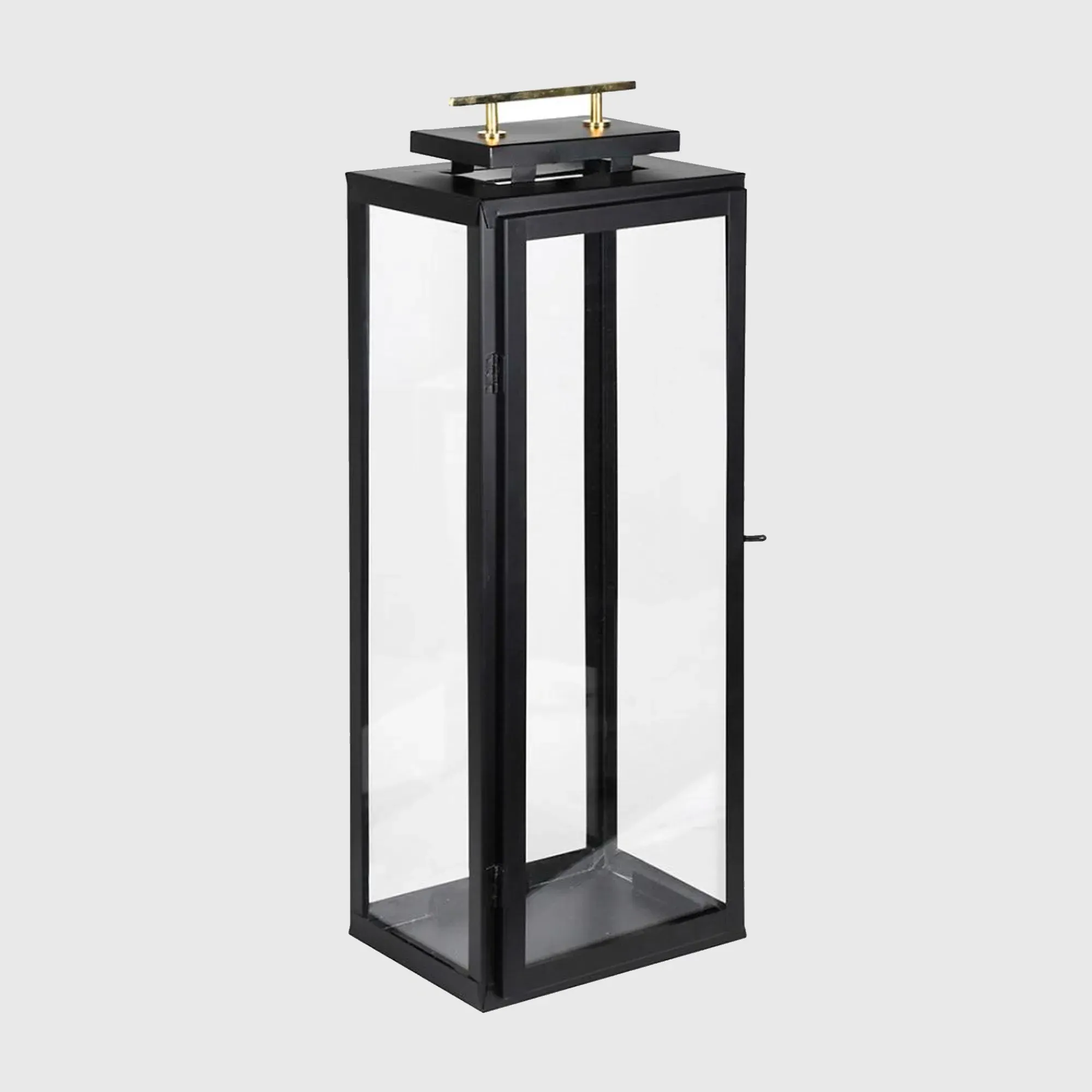 Tall Lantern - Black, Metal image