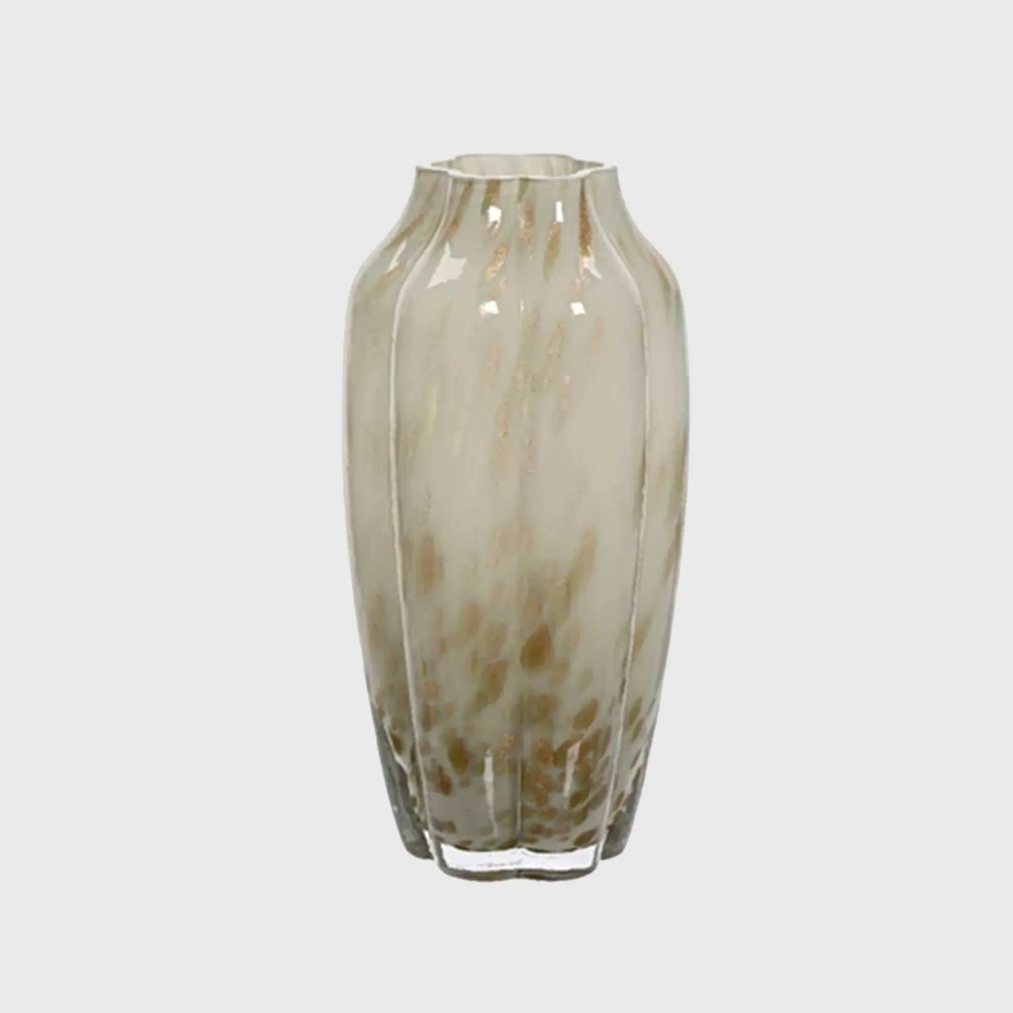 Tall Milky Vase - Neutral, Glass product