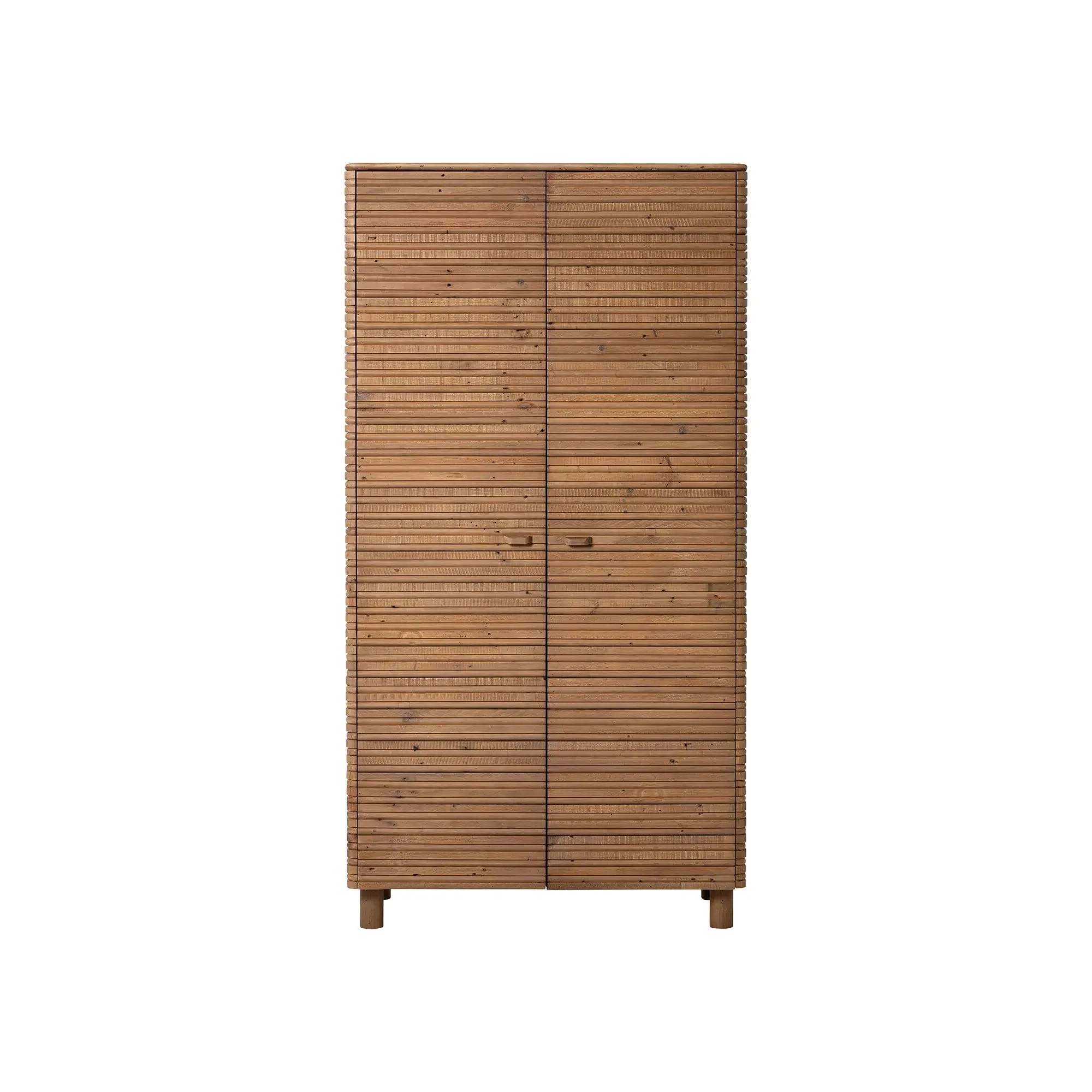Tamia 2 Door Wardrobe - Brown, Reclaimed Wood