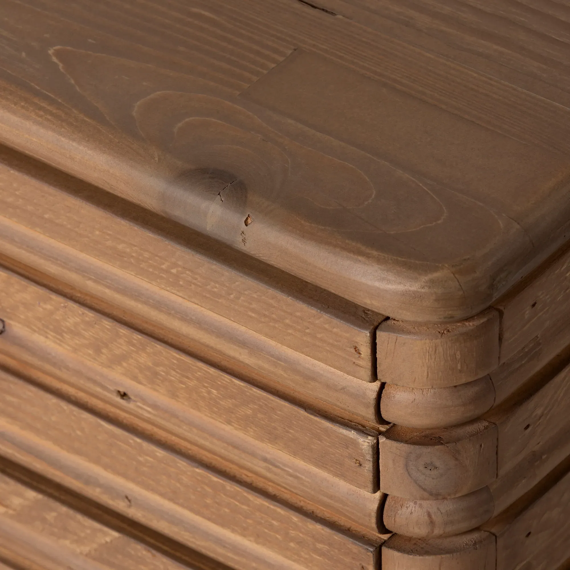 Tamia 9 Drawer Chest - Brown, Reclaimed Wood