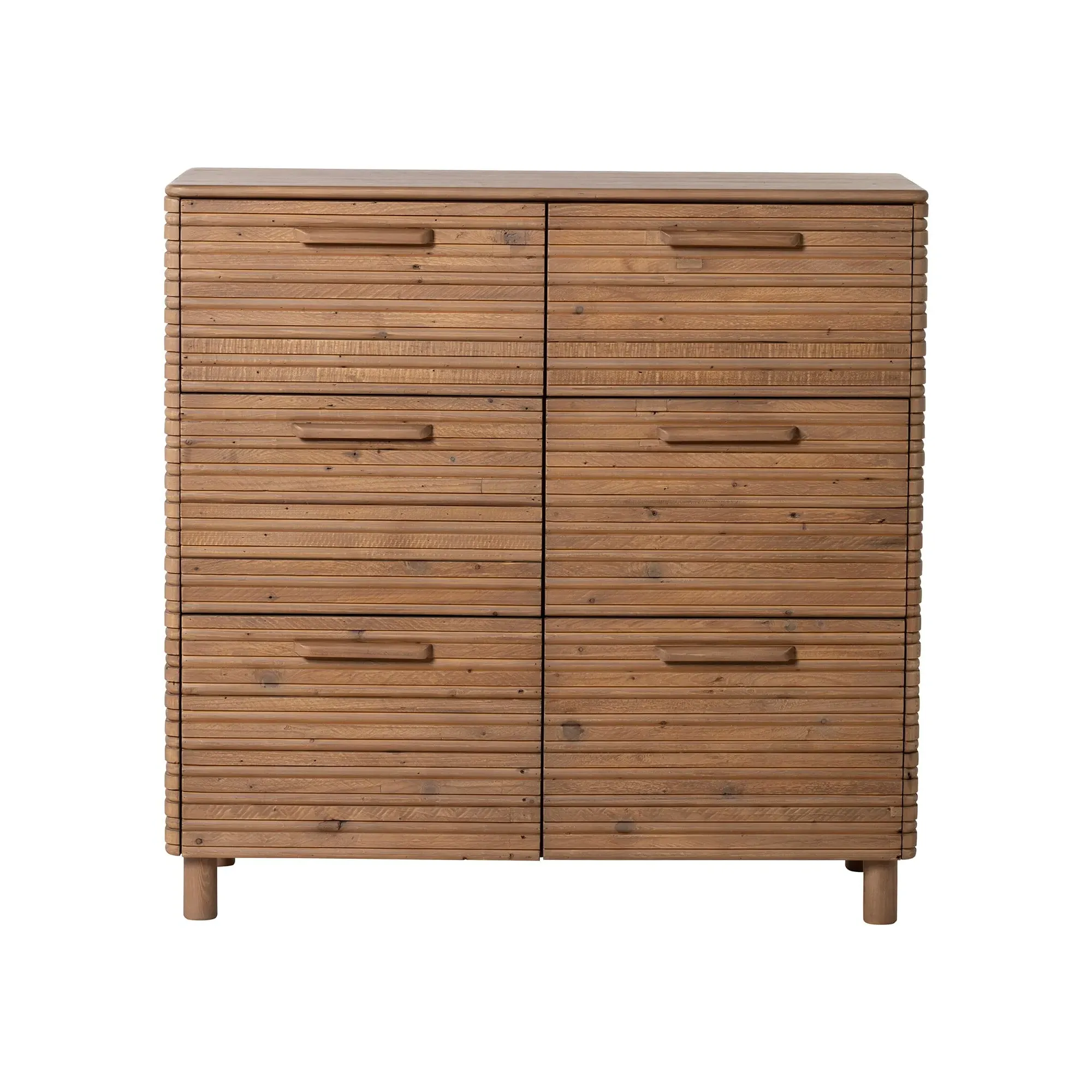 Tamia Cabinet with 6 Drawers - Brown, Wood