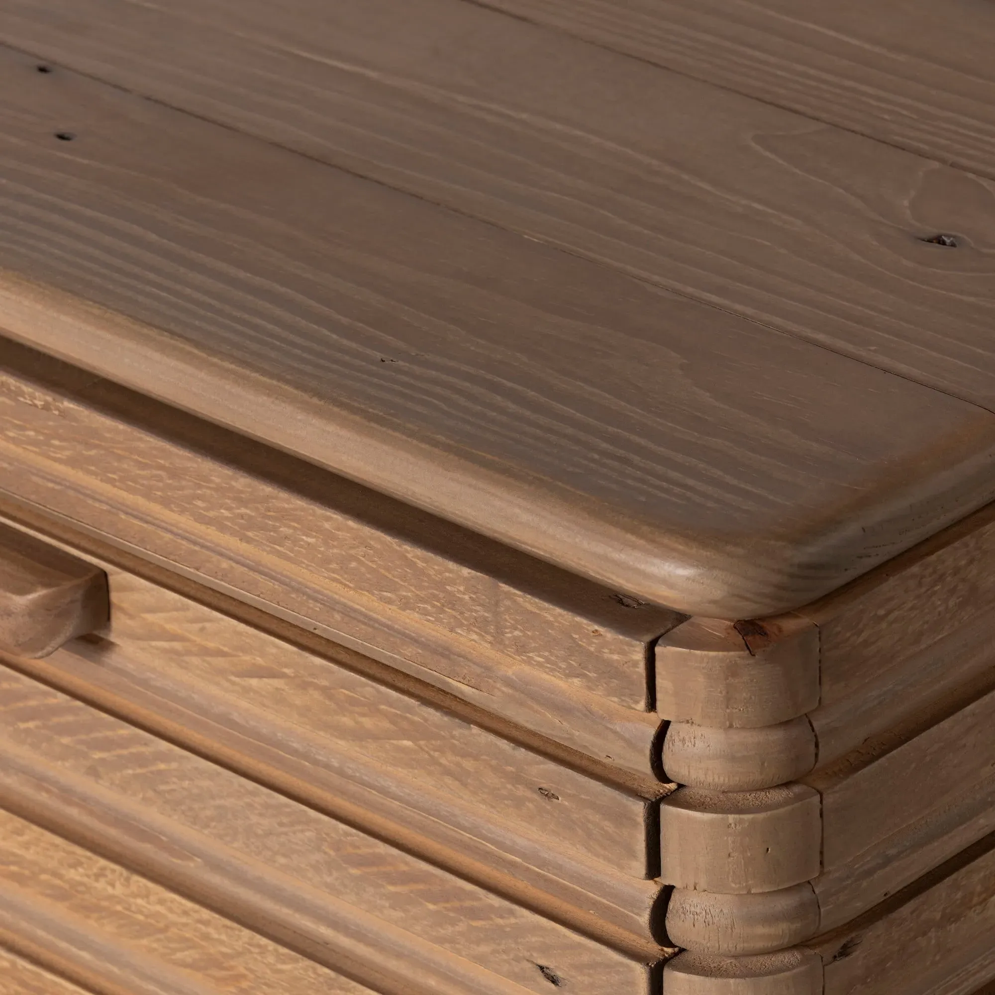 Tamia Cabinet with 6 Drawers - Brown, Wood