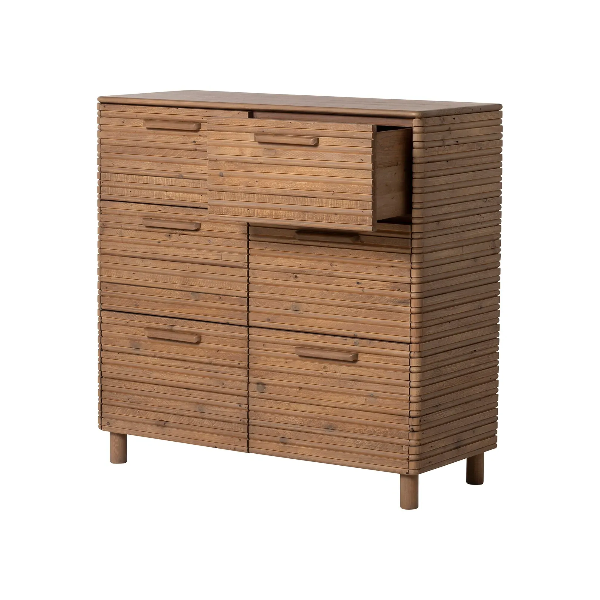 Tamia Cabinet with 6 Drawers - Brown, Wood
