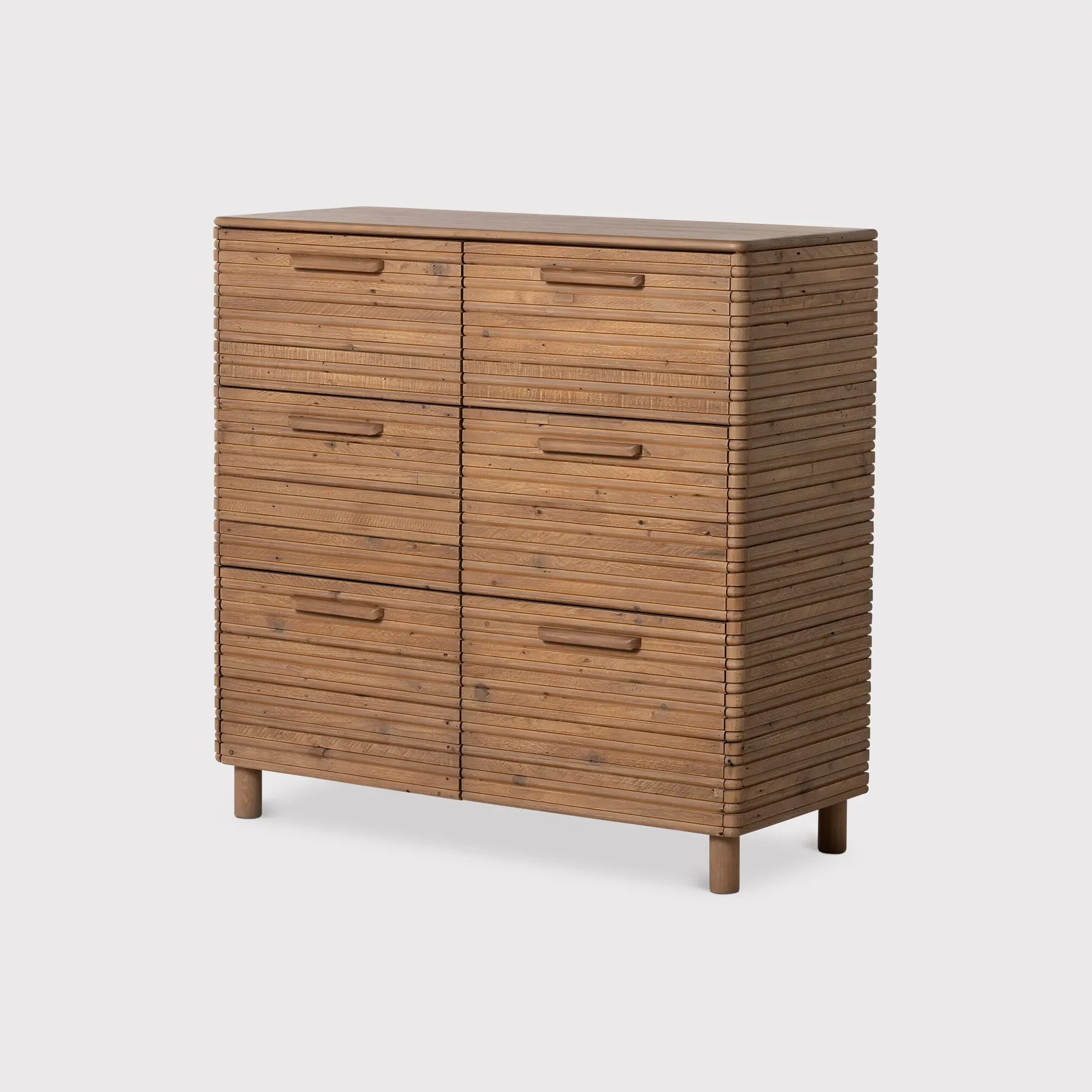 Tamia Cabinet with 6 Drawers - Brown, Wood image
