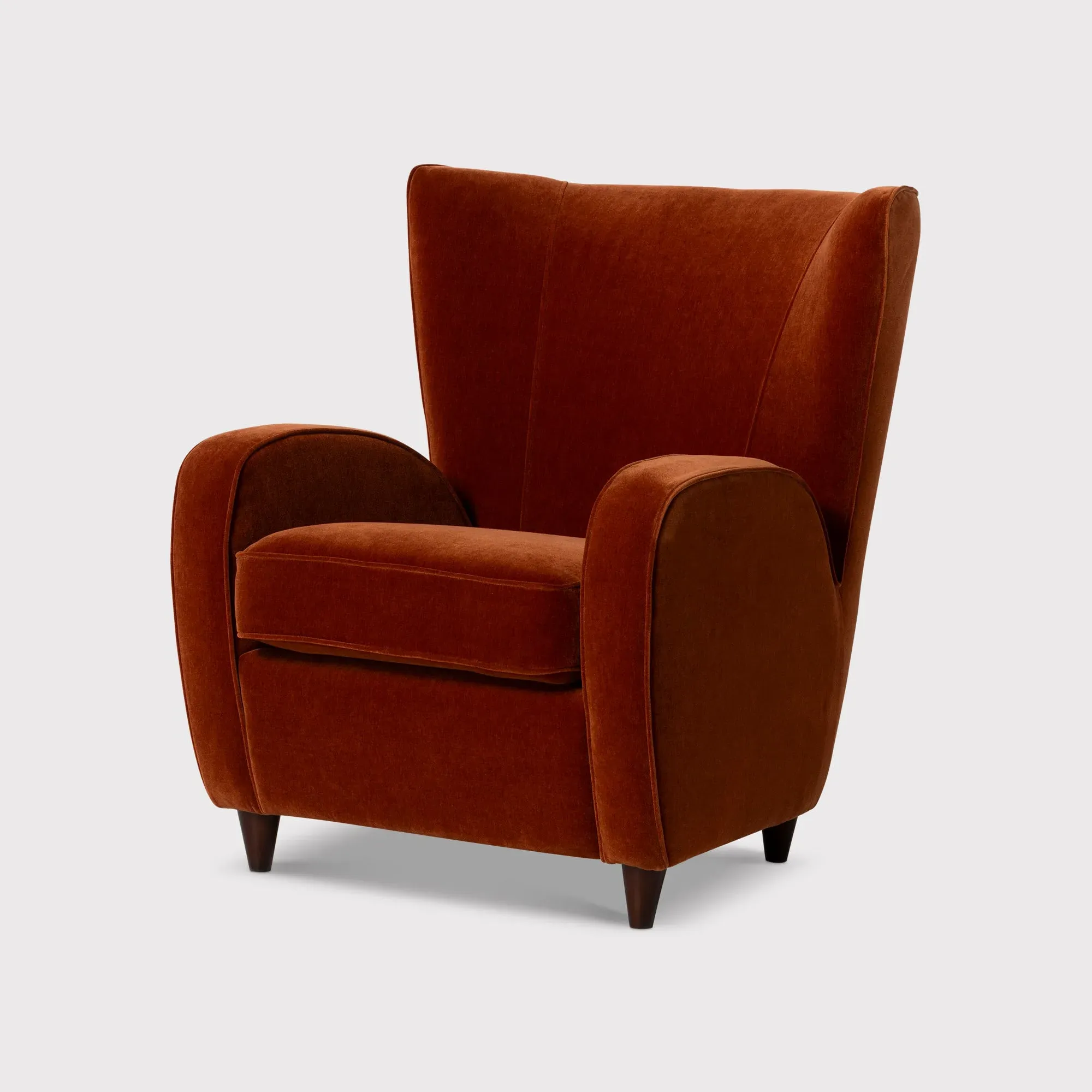 Tanya Armchair - Orange, Velvet image