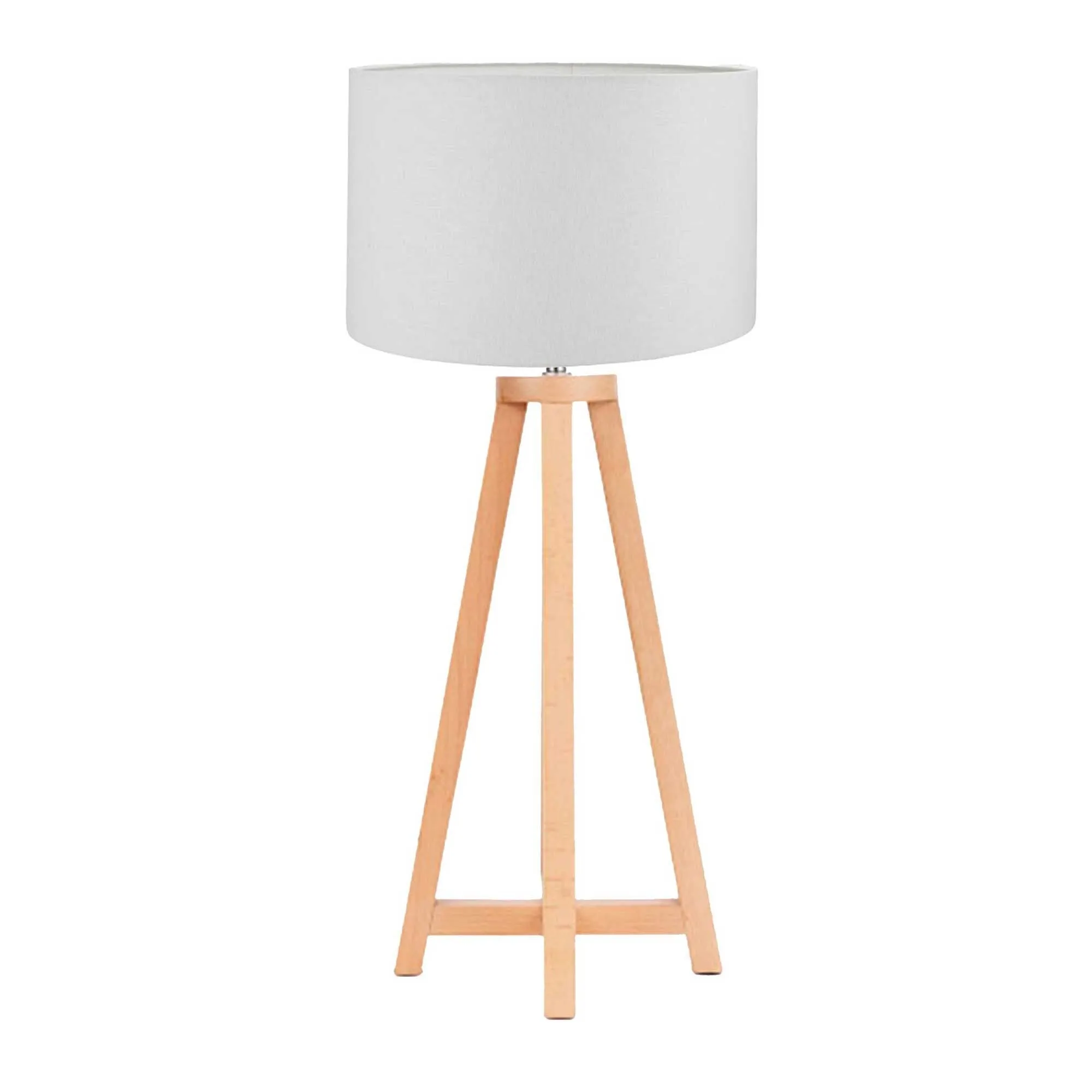 Tapered Table Lamp - Neutral, Wood image