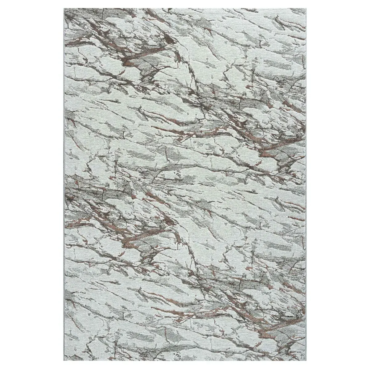 Tarine Square Rug - Orange, Polypropylene image