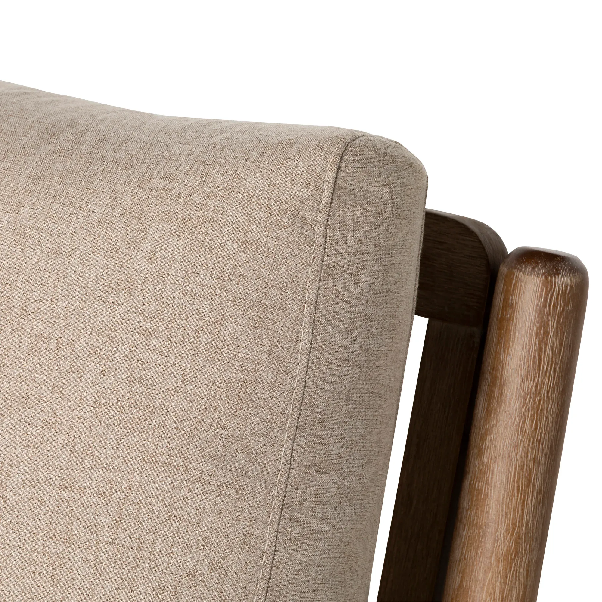 Tarron Armchair - Neutral, Cashmere Fabric