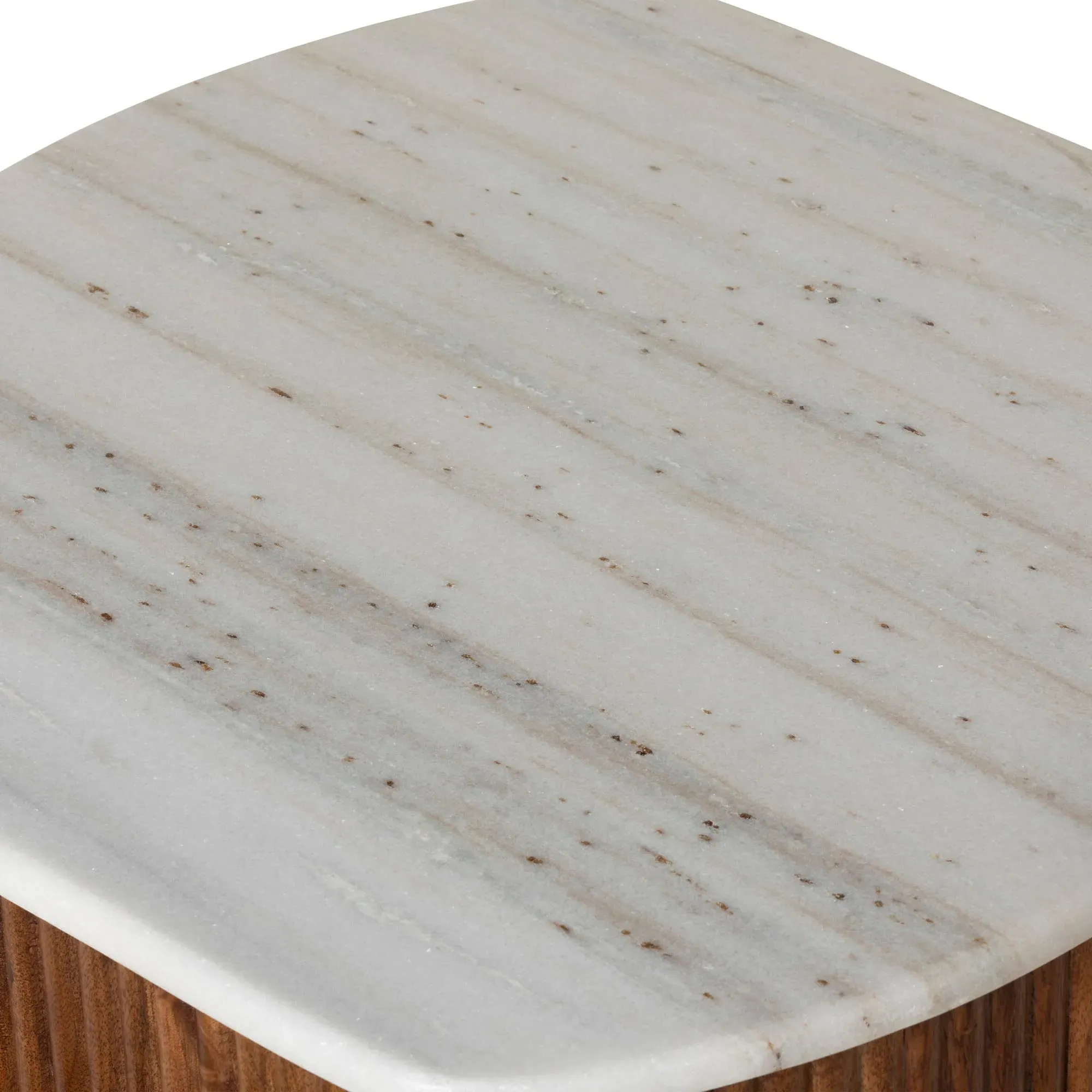 Tasso 2 Drawer Bedside Table - Brown, Wood