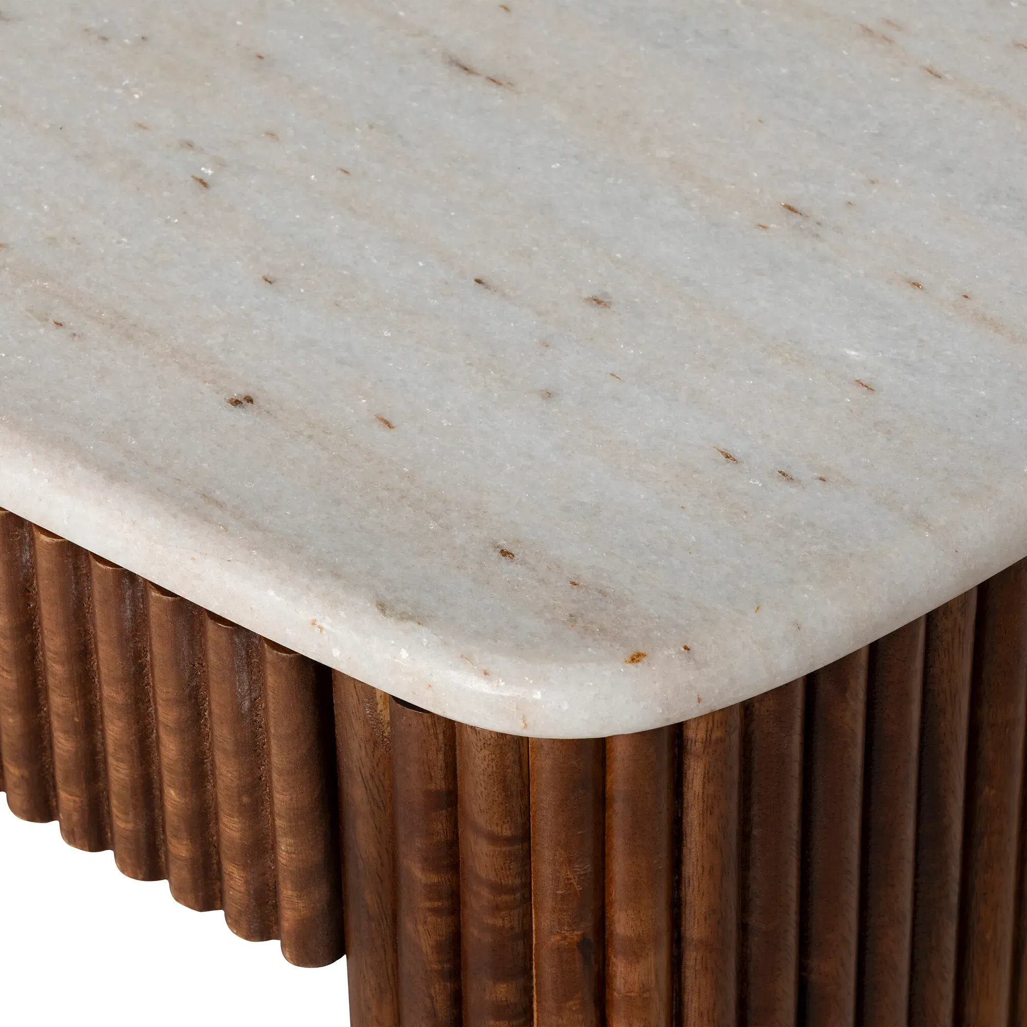 Tasso Desk with Drawer - Brown, Mango Wood