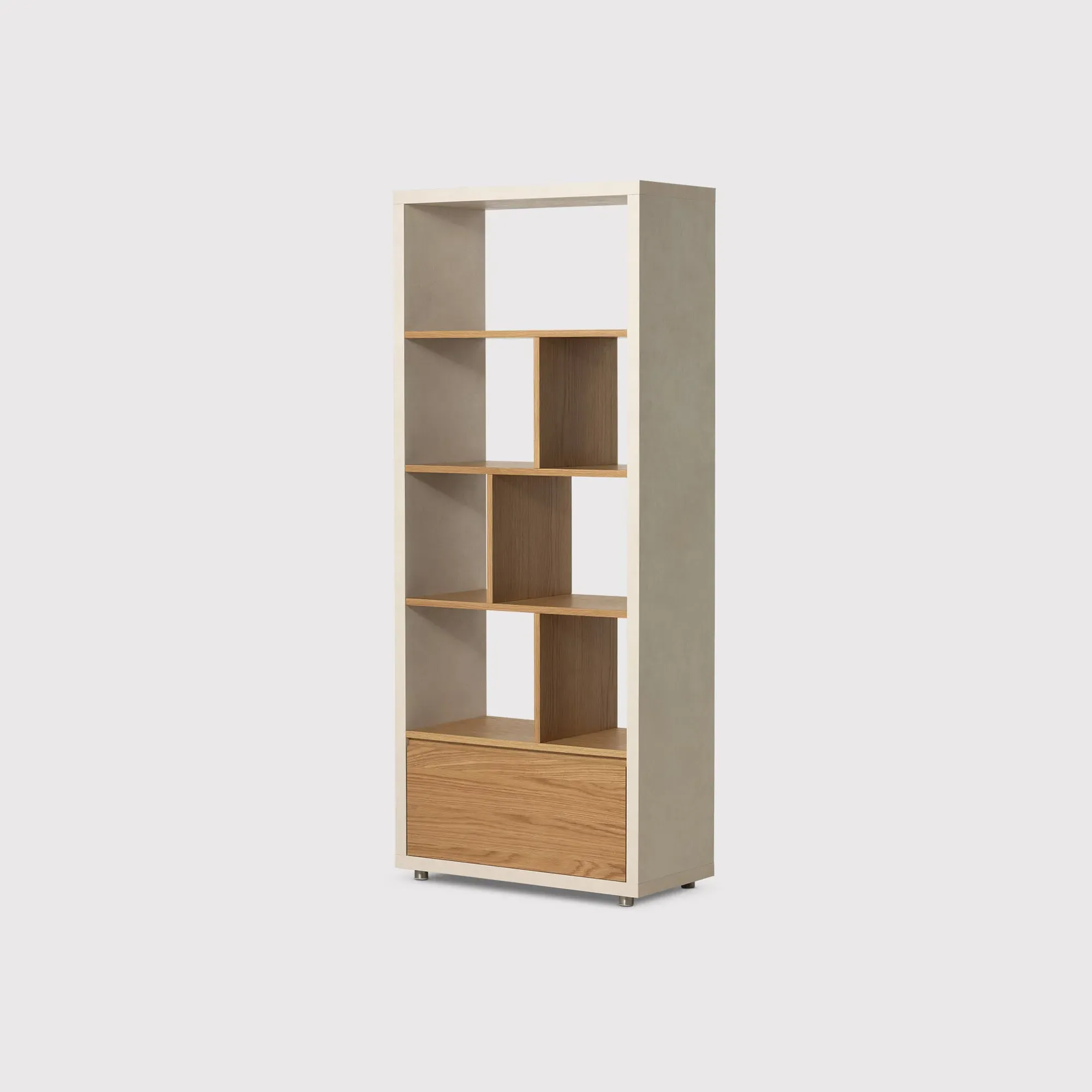 Tate Bookcase with Drawer - Brown image