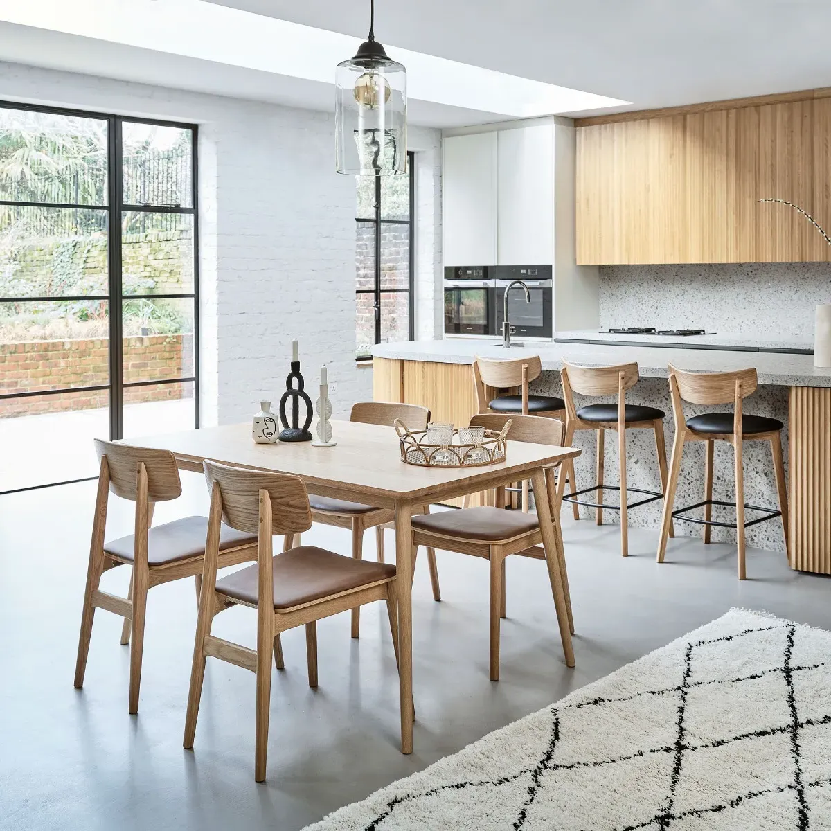 Tatum Livo Dining Chair - Brown, Oak