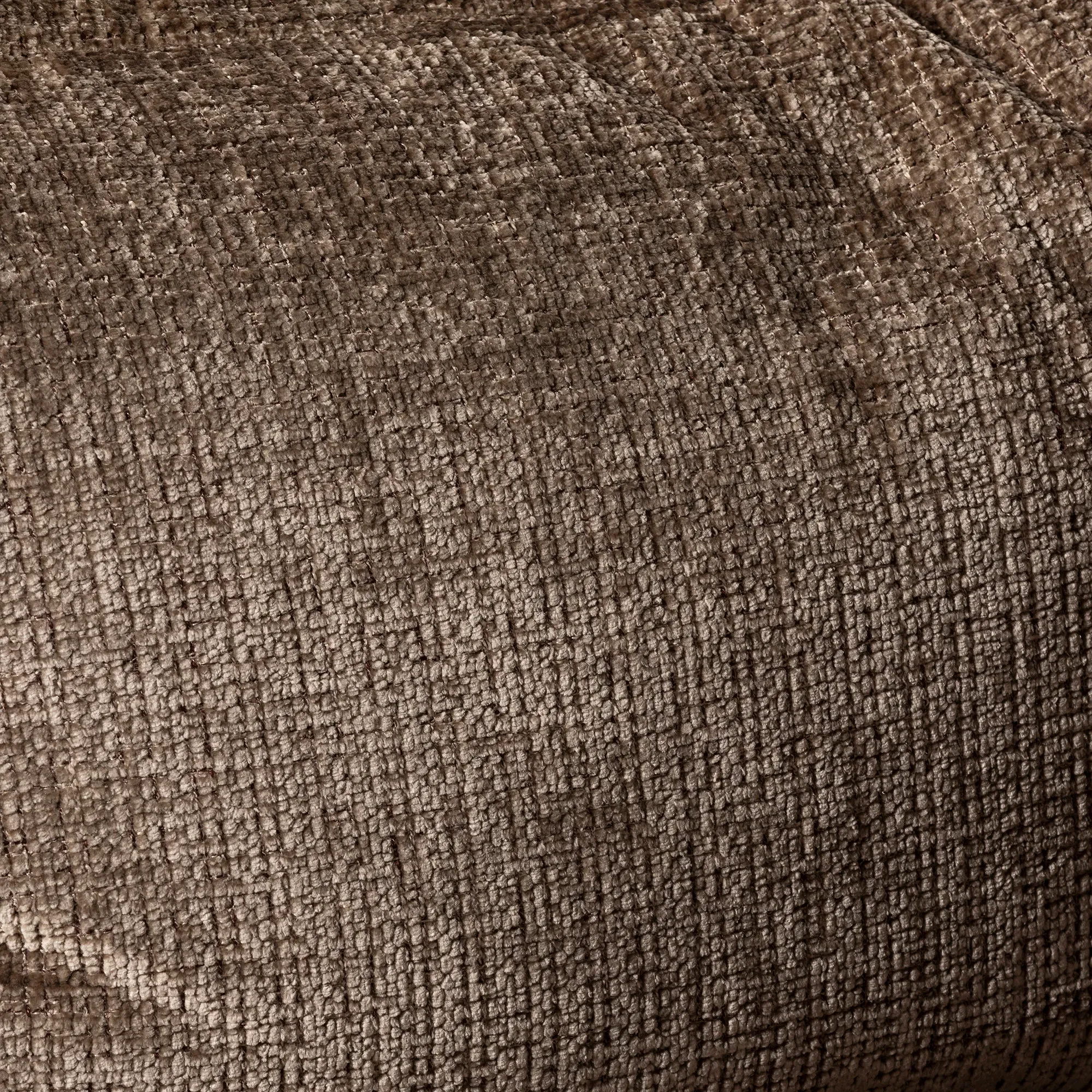 Taunton 3-Seater Sofa - Brown, Fabric & Leather