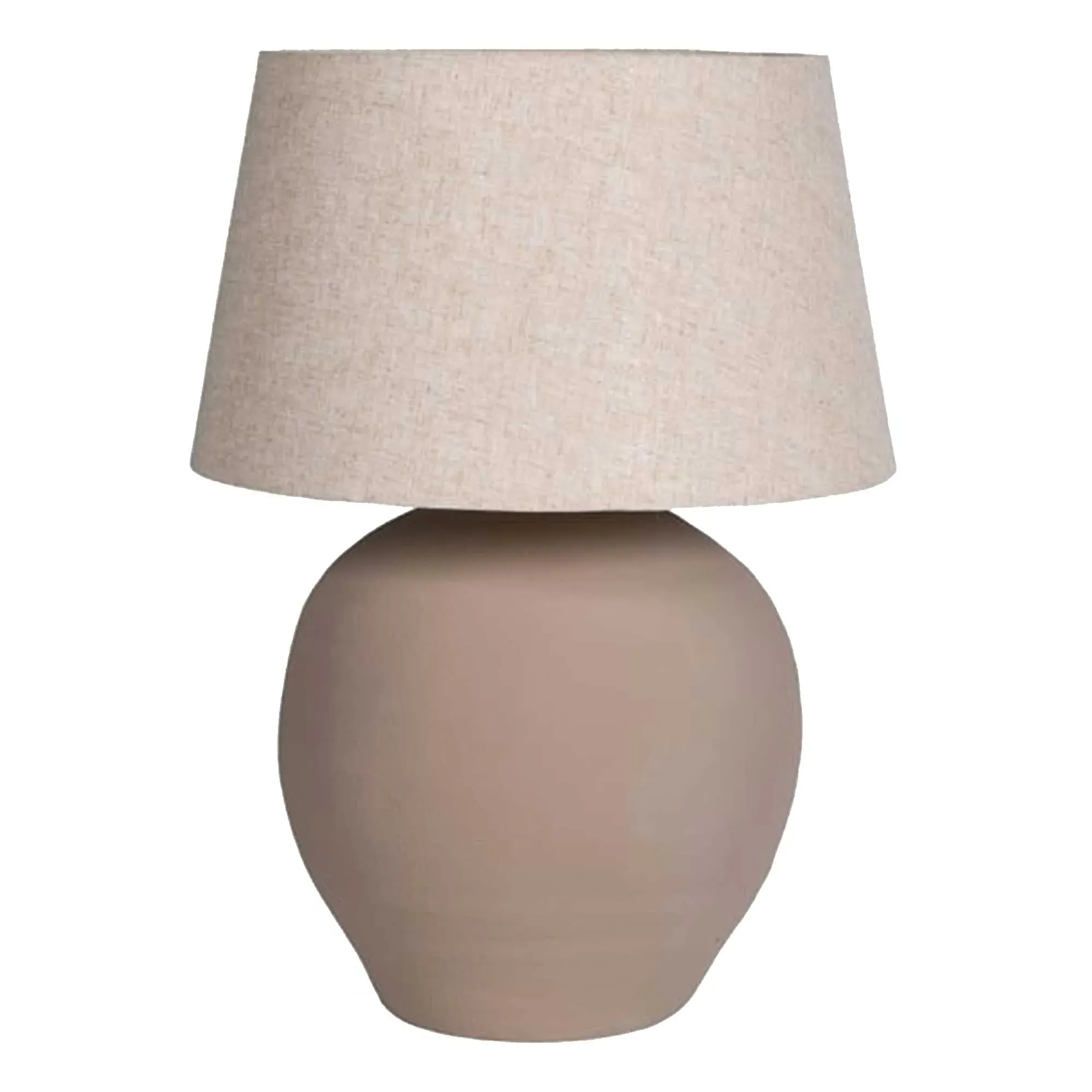 Taupe Ceramic Table Lamp - Taupe, Ceramic