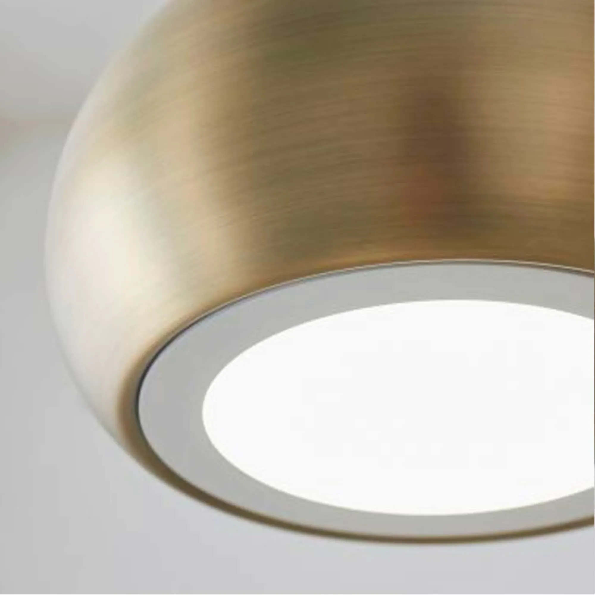 Teardrop Pendant Light - Antique Brass, Metal