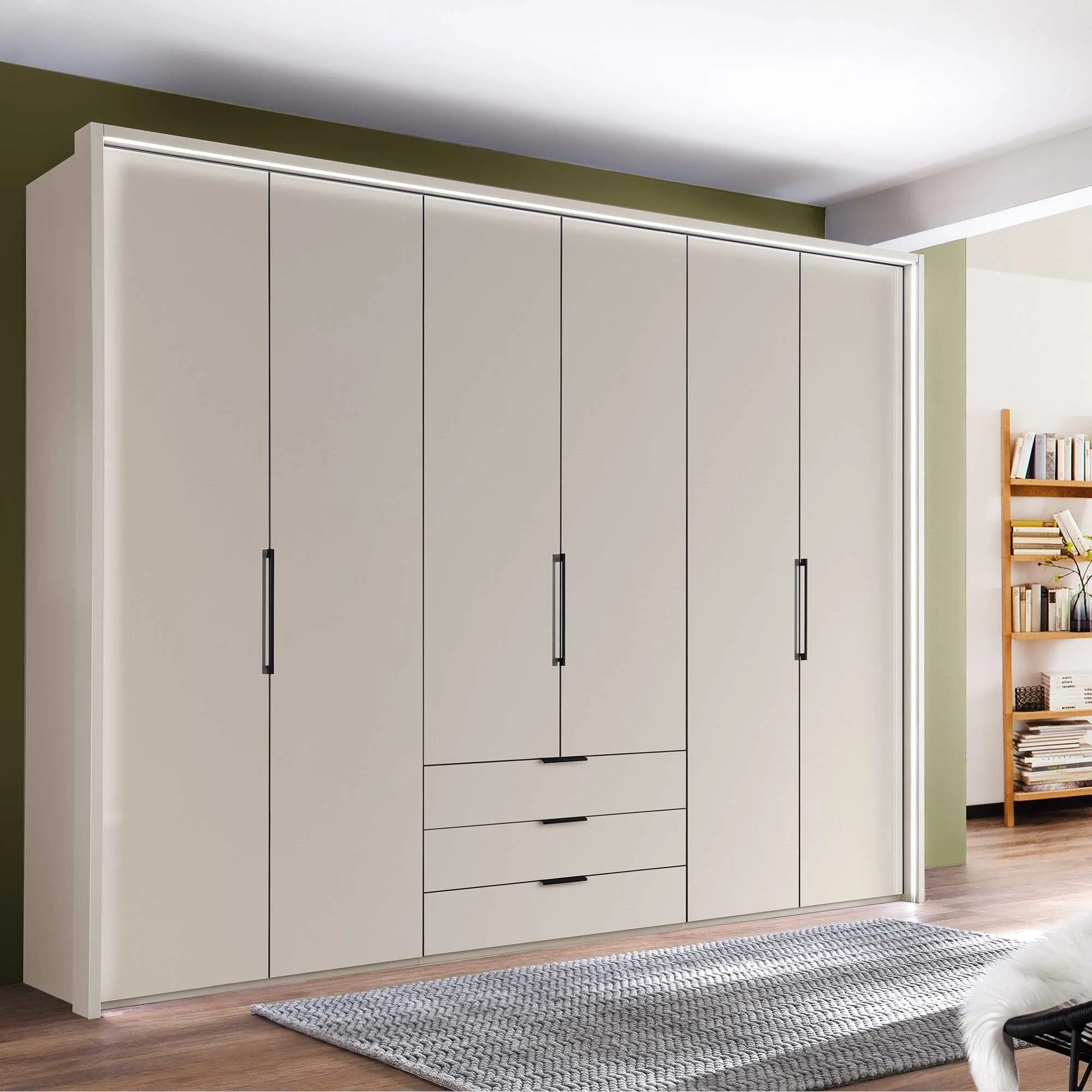 Templin 2000 6 Door Wardrobe - Neutral