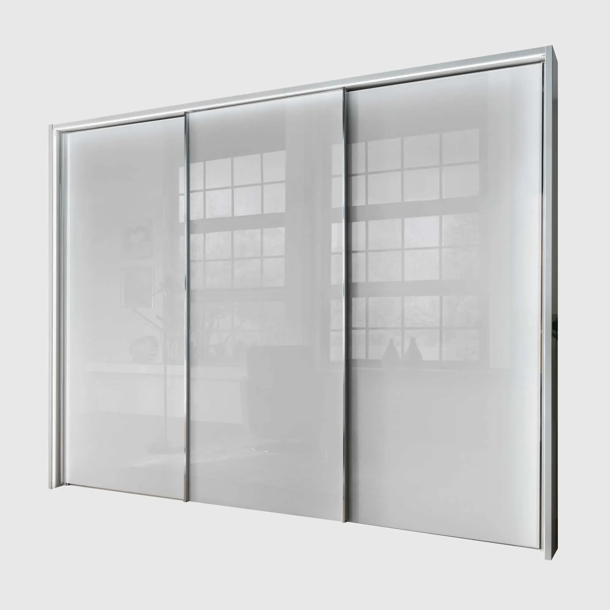 Templin 3000 3 Door Sliding Wardrobe - White