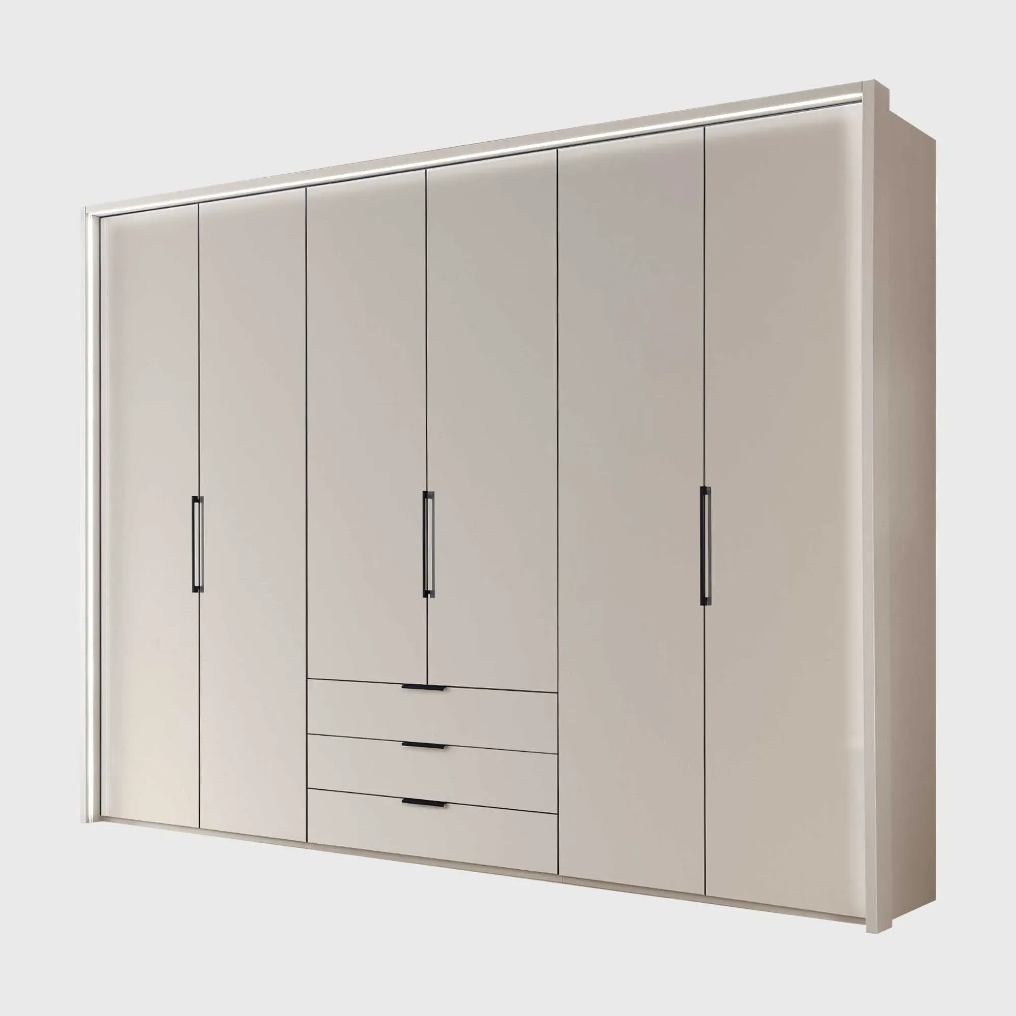 Templin Wardrobe with Bi-Fold Door - Wood image