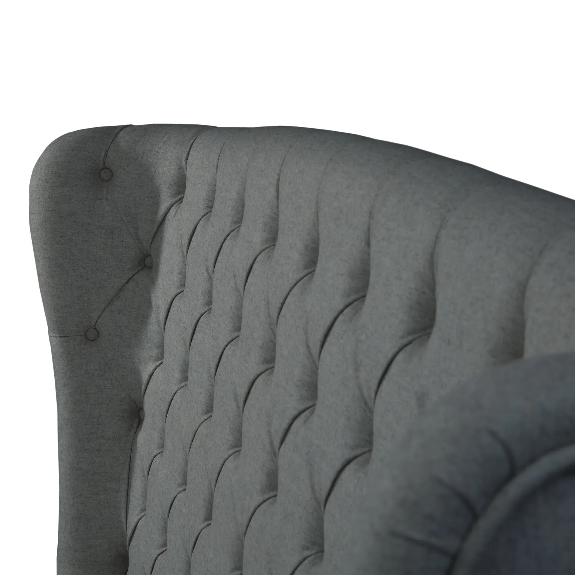 Tempur Holcot King Size Ottoman Bed - Black Fabric