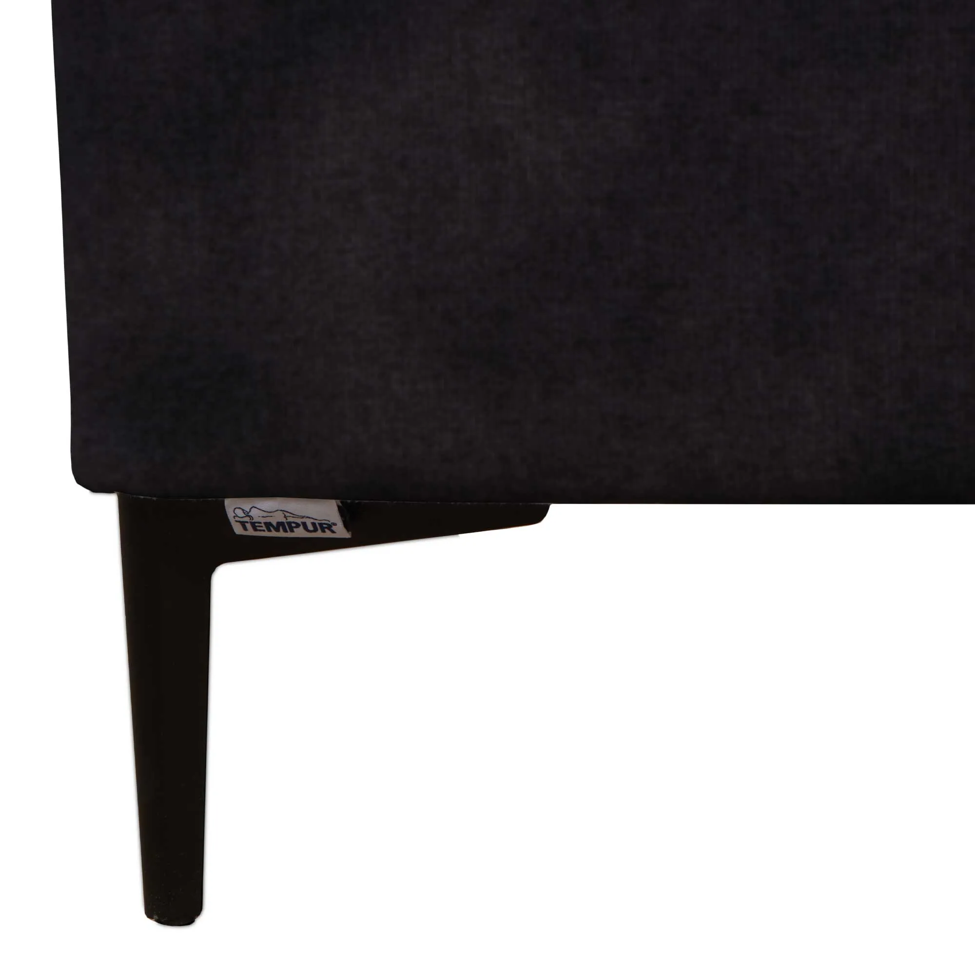 Tempur Suffolk King Size Divan Bed - Purple, Velvet