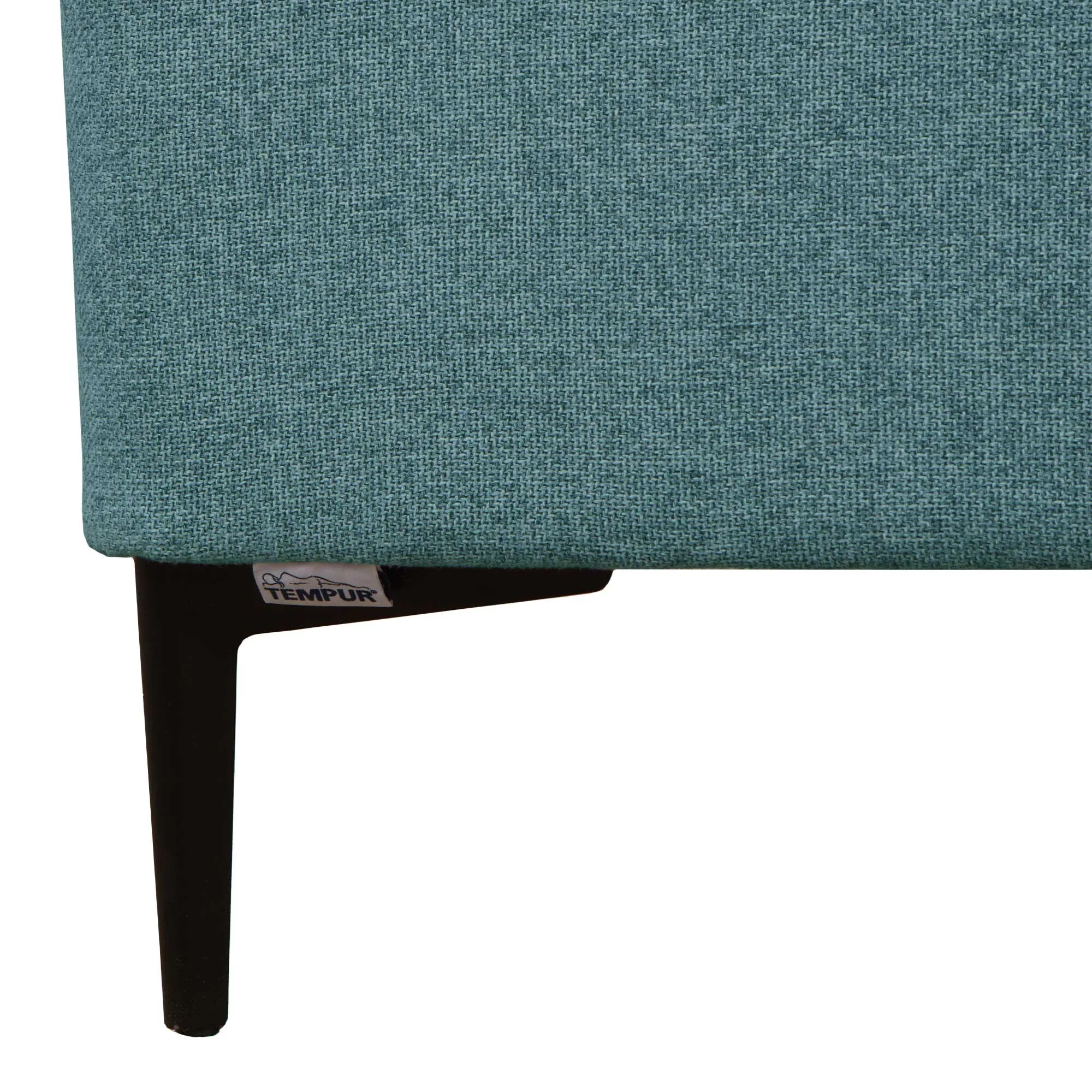 Tempur Suffolk King Size Divan Bed - Teal, Fabric