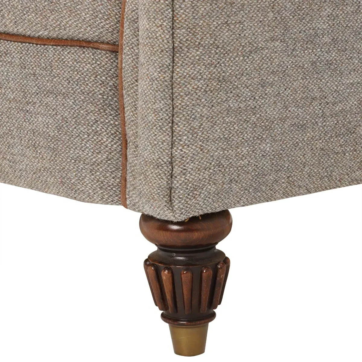 Tetrad Harris Tweed Bowmore Grand 3-Seater Sofa - Neutral