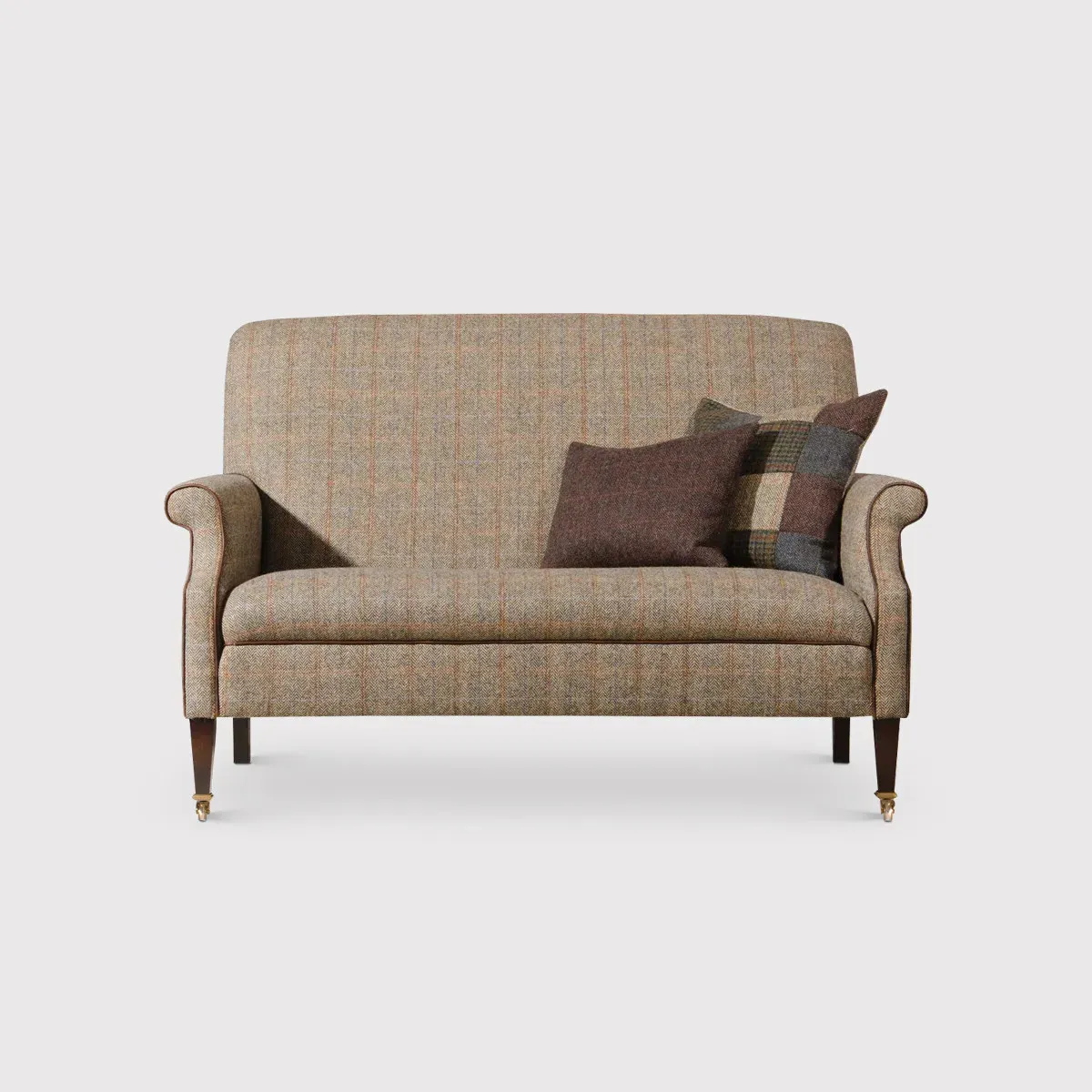 Tetrad Harris Tweed Bowmore Highback Compact 2-Seater Sofa