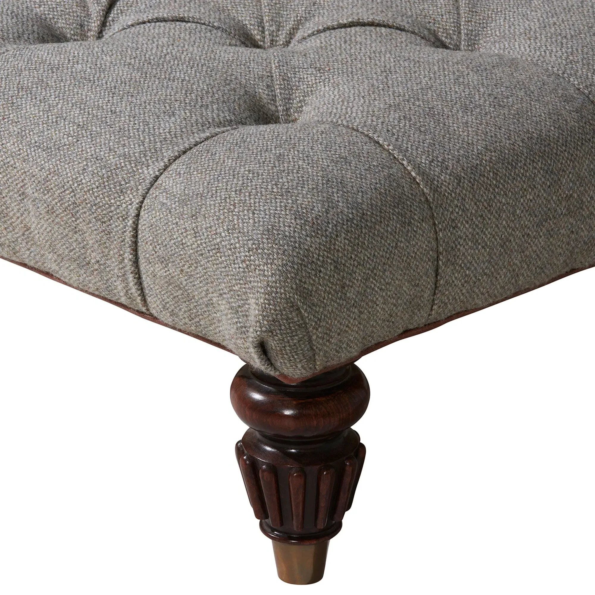 Tetrad Harris Tweed Bowmore Stool - Neutral