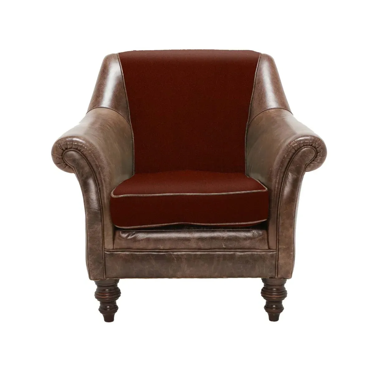 Tetrad Harris Tweed Dalmore Accent Chair - Brown