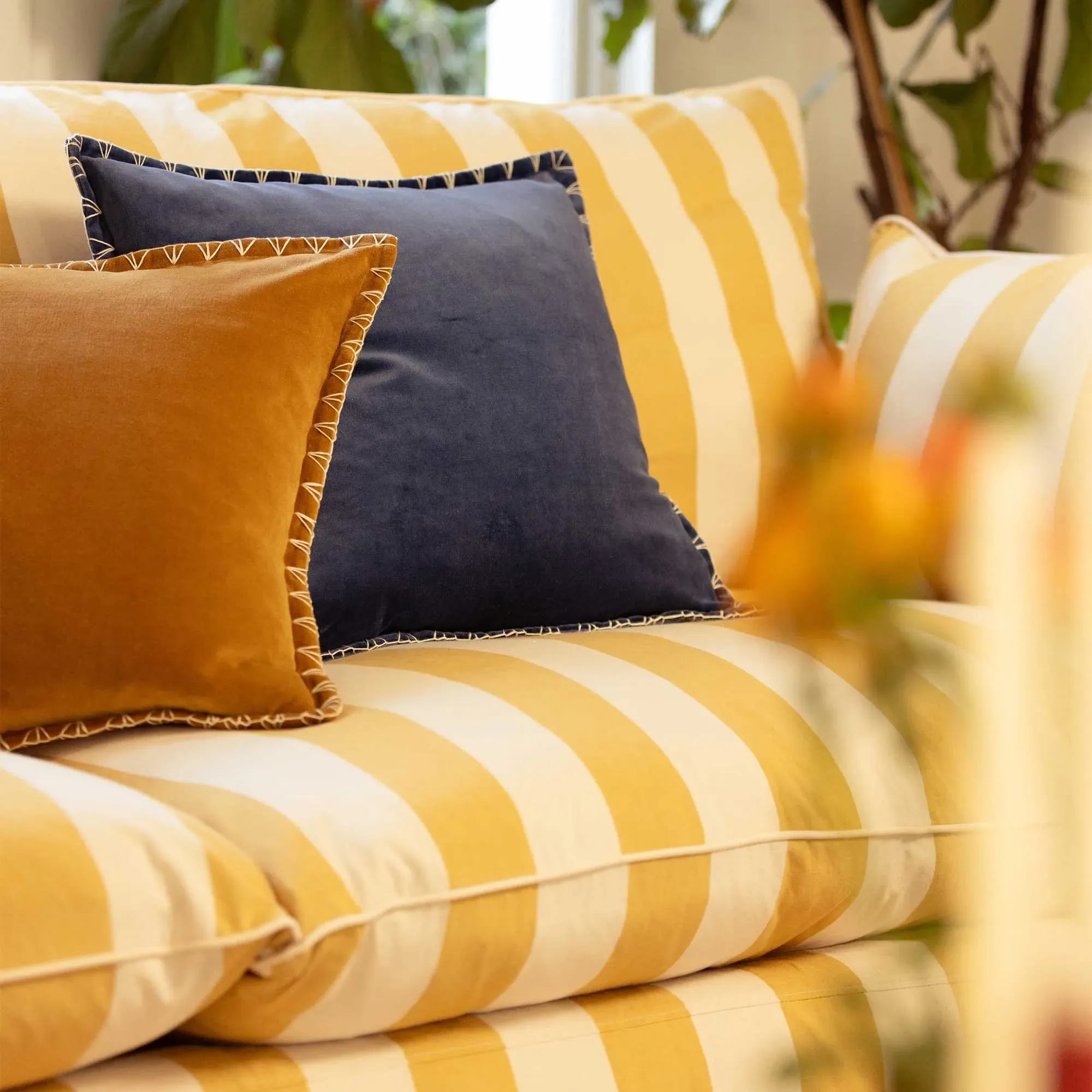 Tetrad Heritage Maja Grand Sofa - Yellow