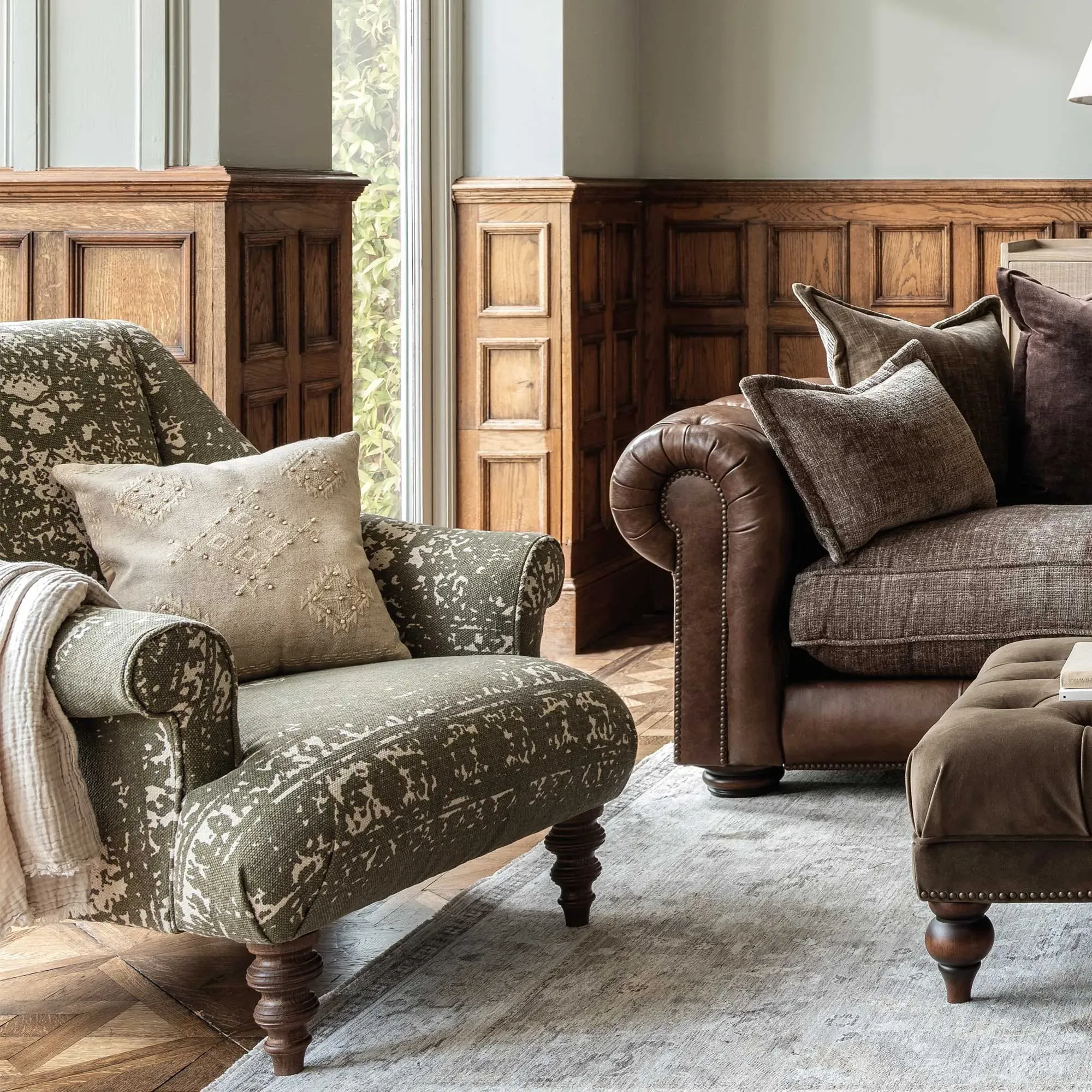 Tetrad Jacaranda Armchair - Fabric