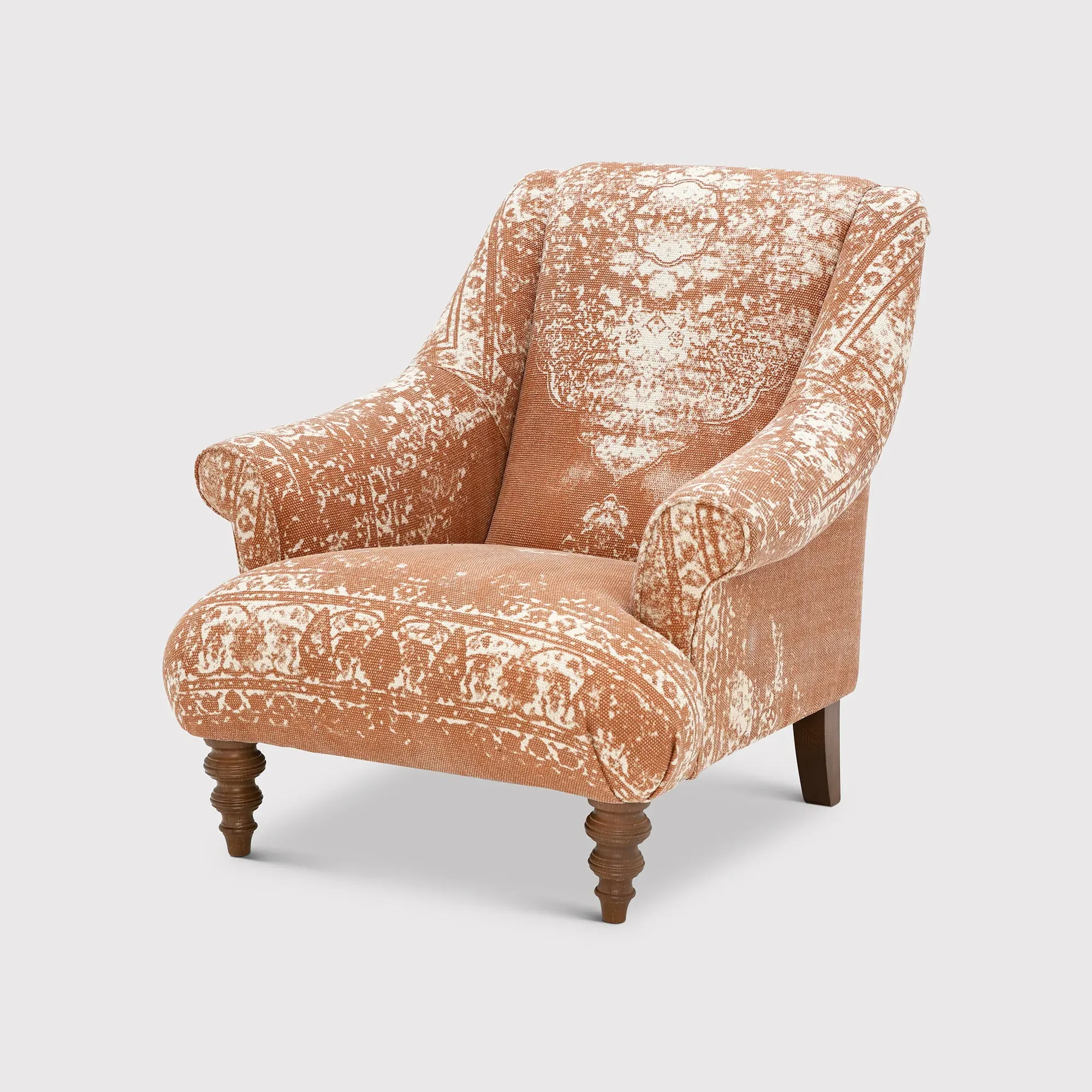 Tetrad Jacaranda Armchair - Terracotta, Fabric