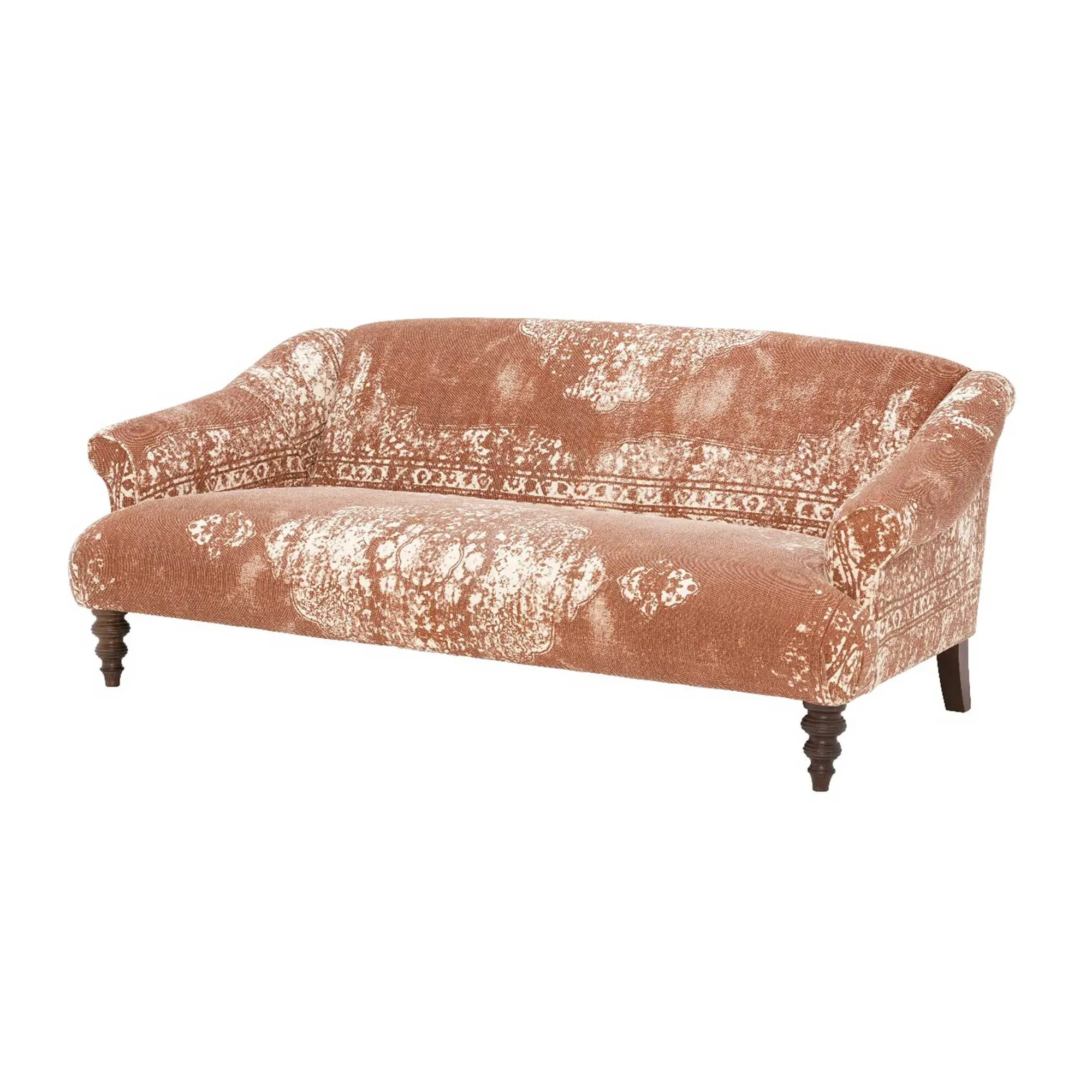 Tetrad Jacaranda Midi Sofa - Terracotta, Fabric