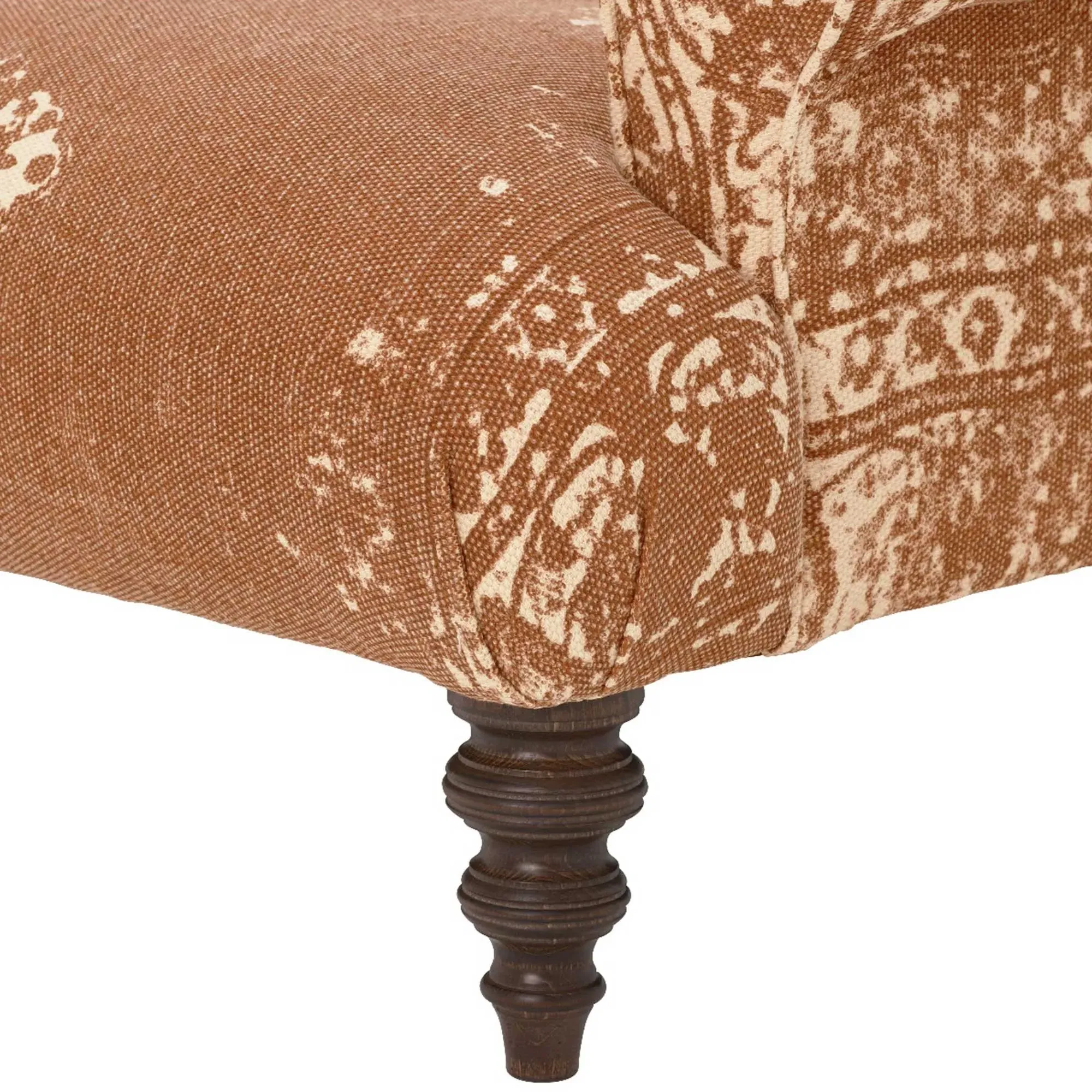 Tetrad Jacaranda Midi Sofa - Terracotta, Fabric