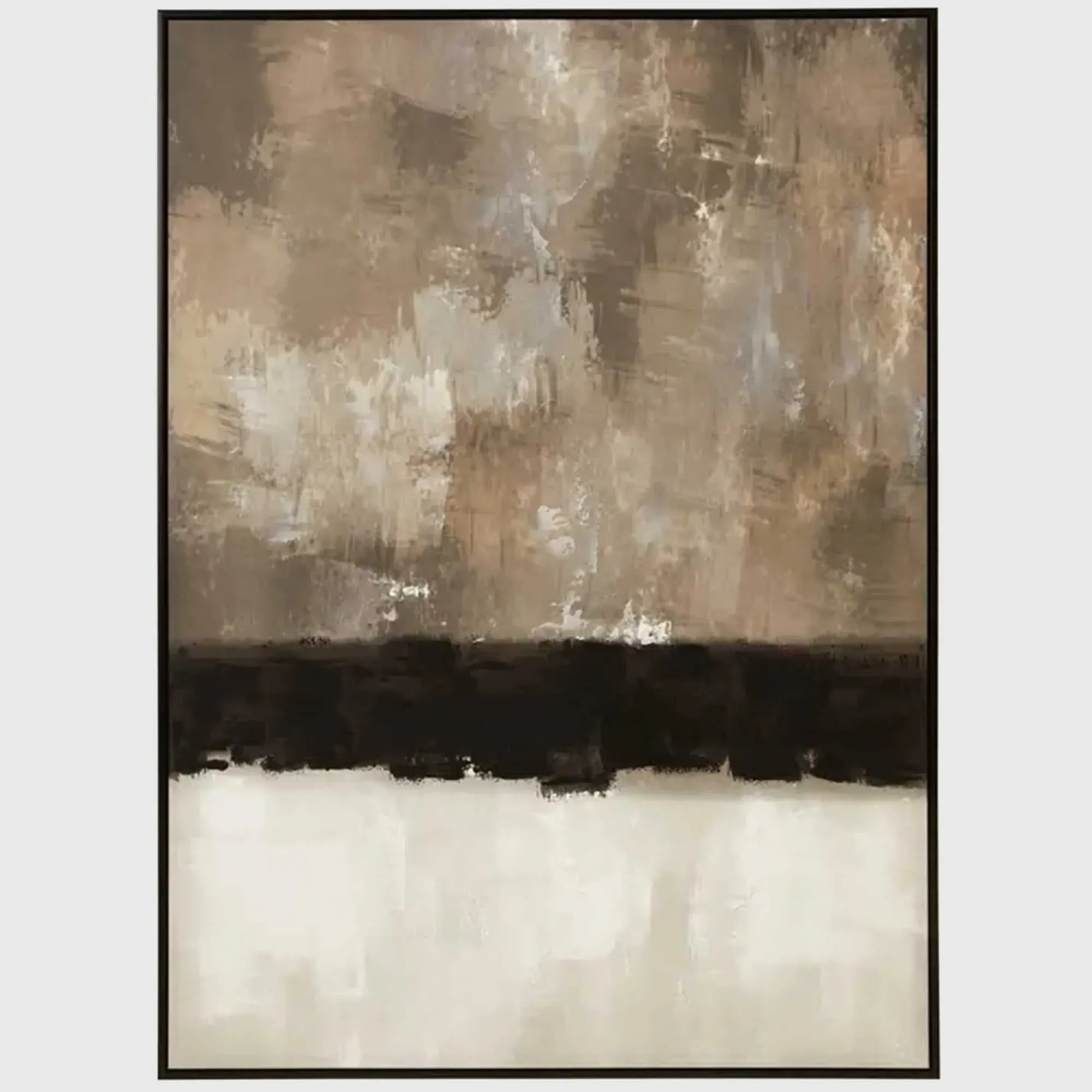 Textured Canvas Wall Art - Pine Frame image