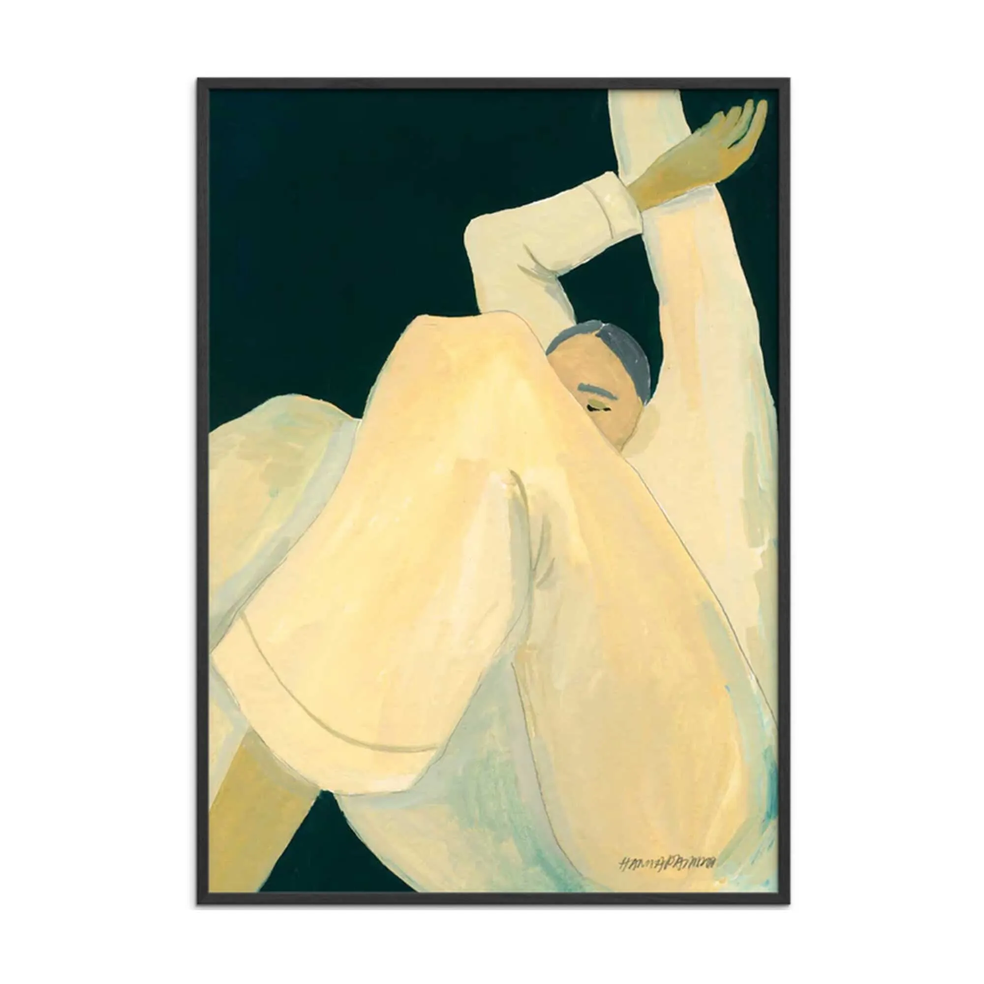 The Dream Square Framed Print - Wood, Glass product