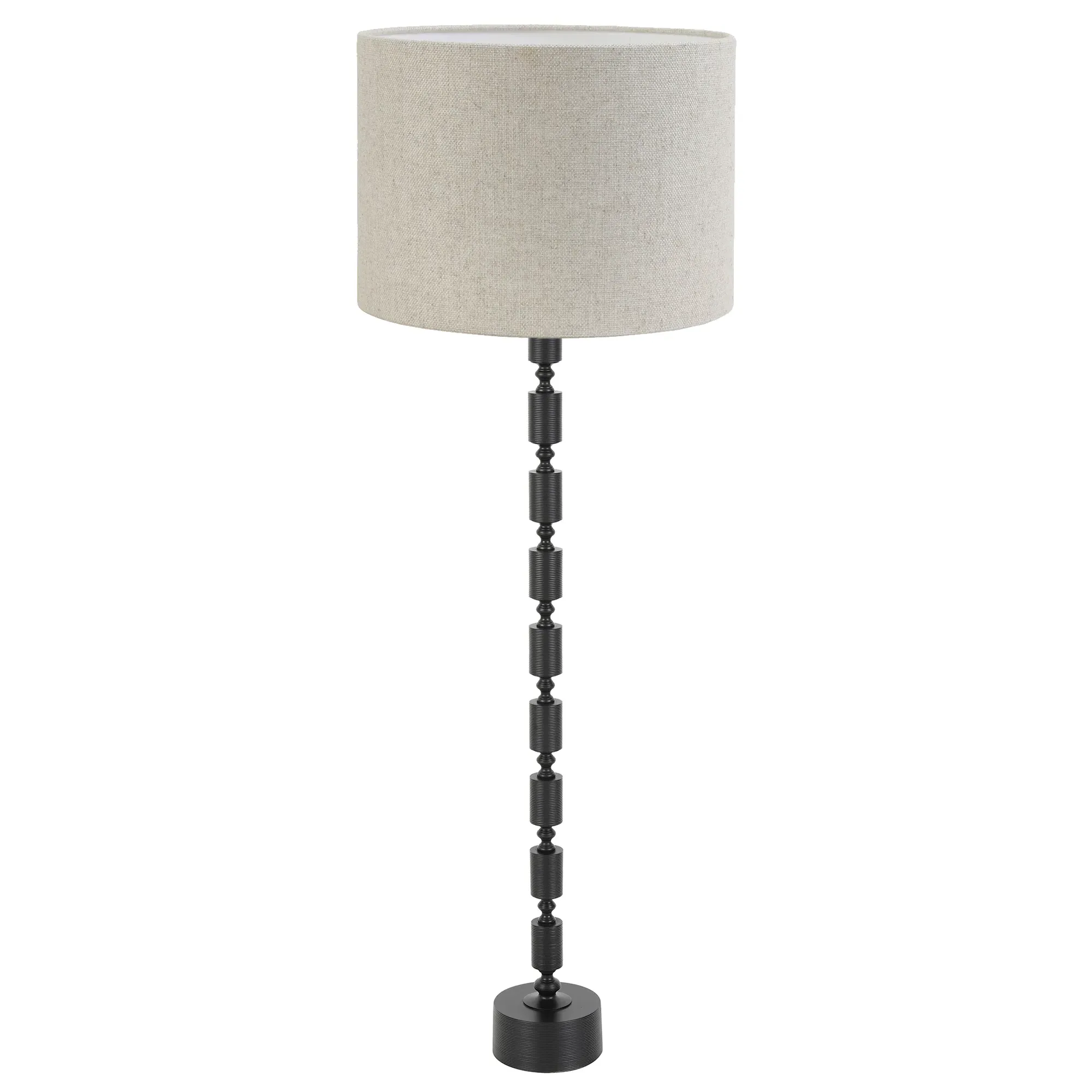 Tiered Floor Lamp - Black, Wood image