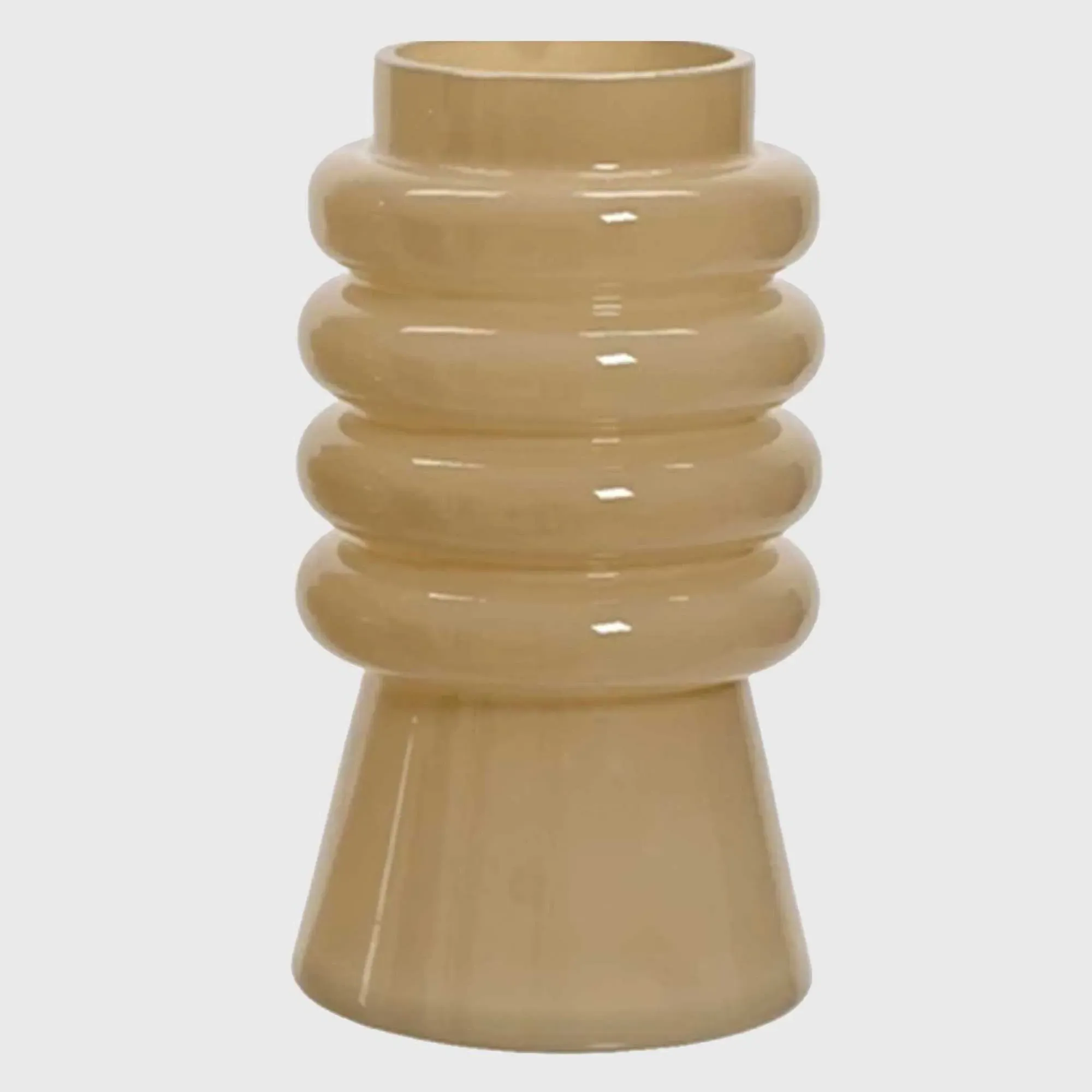 Tiered Glass Vase - Neutral image