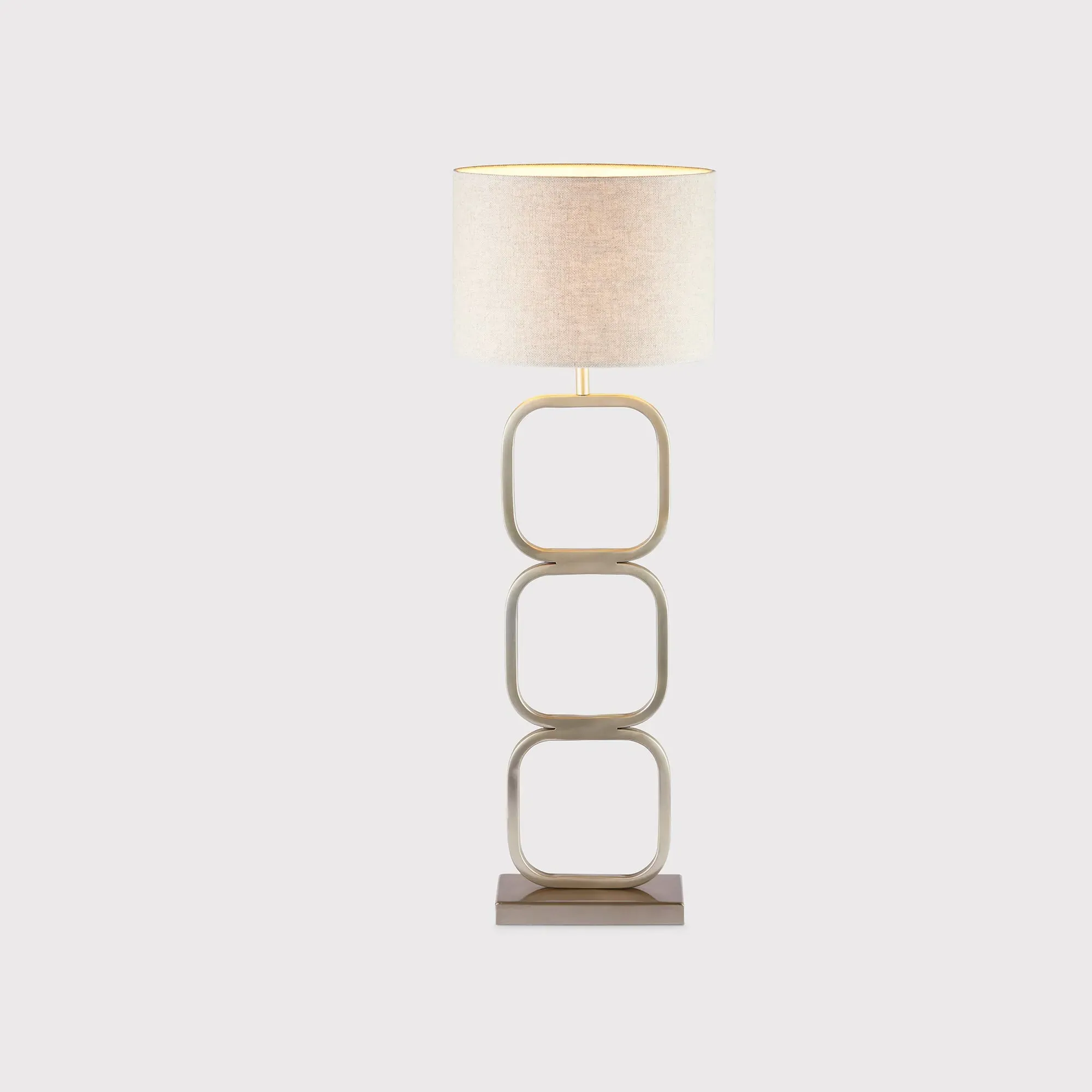 Tiered Table Lamp - Gold, Metal