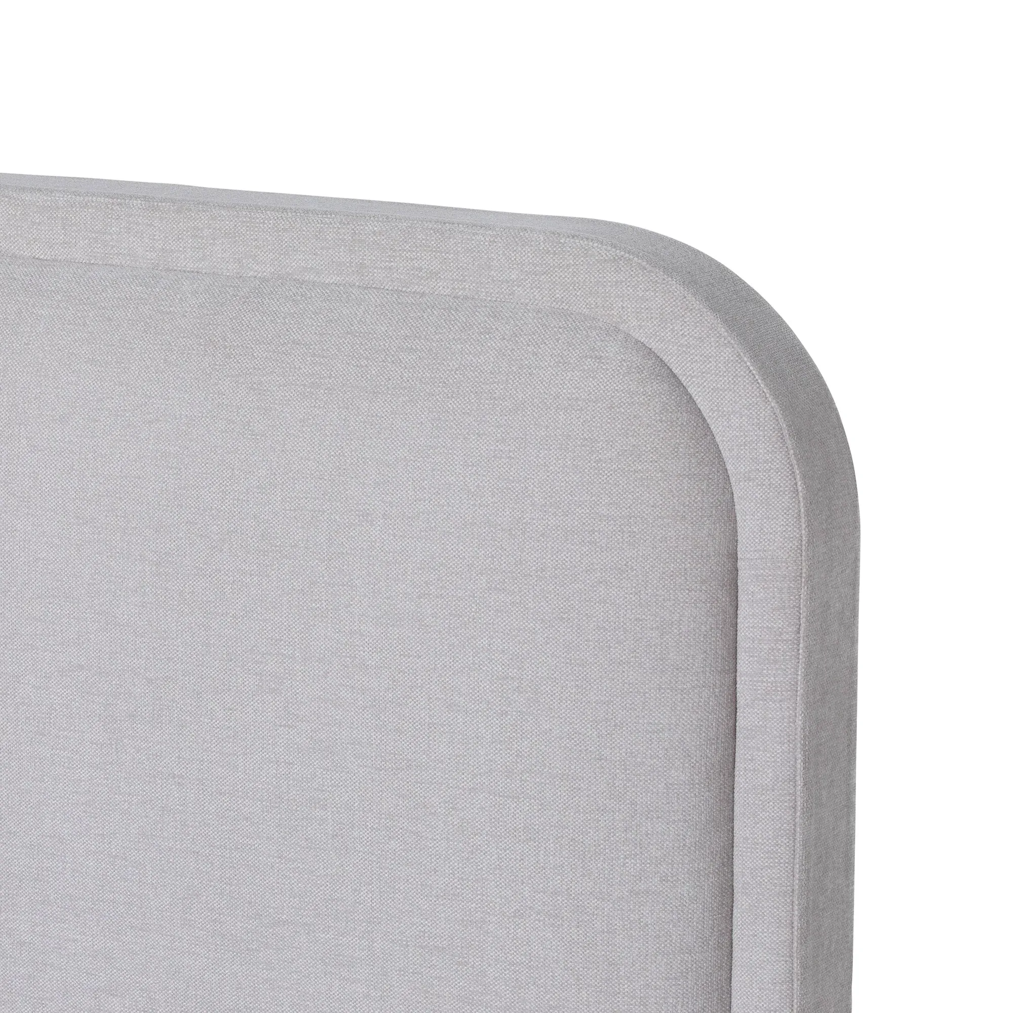 Tilbury Double Bed Frame with Curved Headboard - Grey