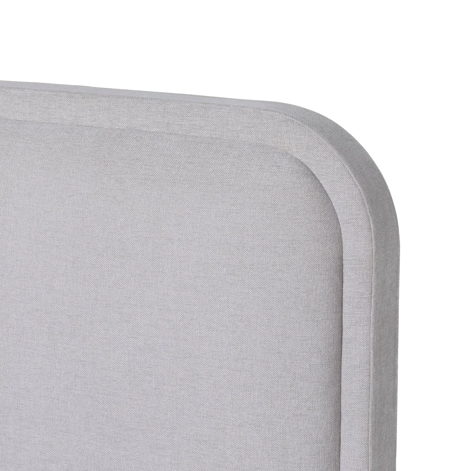 Tilbury Super King Bed with Curved Headboard - Grey