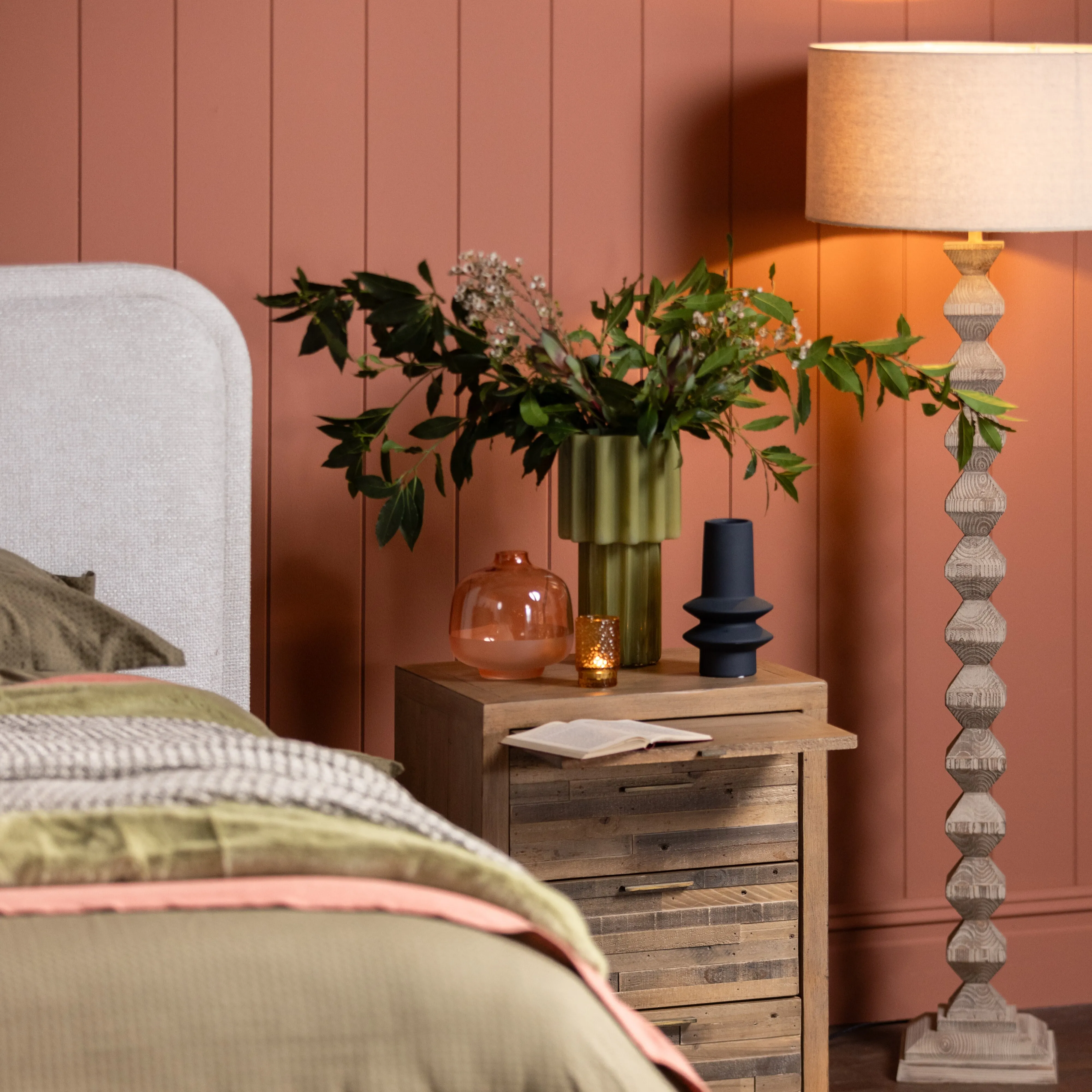 Tilbury Super King Bed with Curved Headboard - Neutral